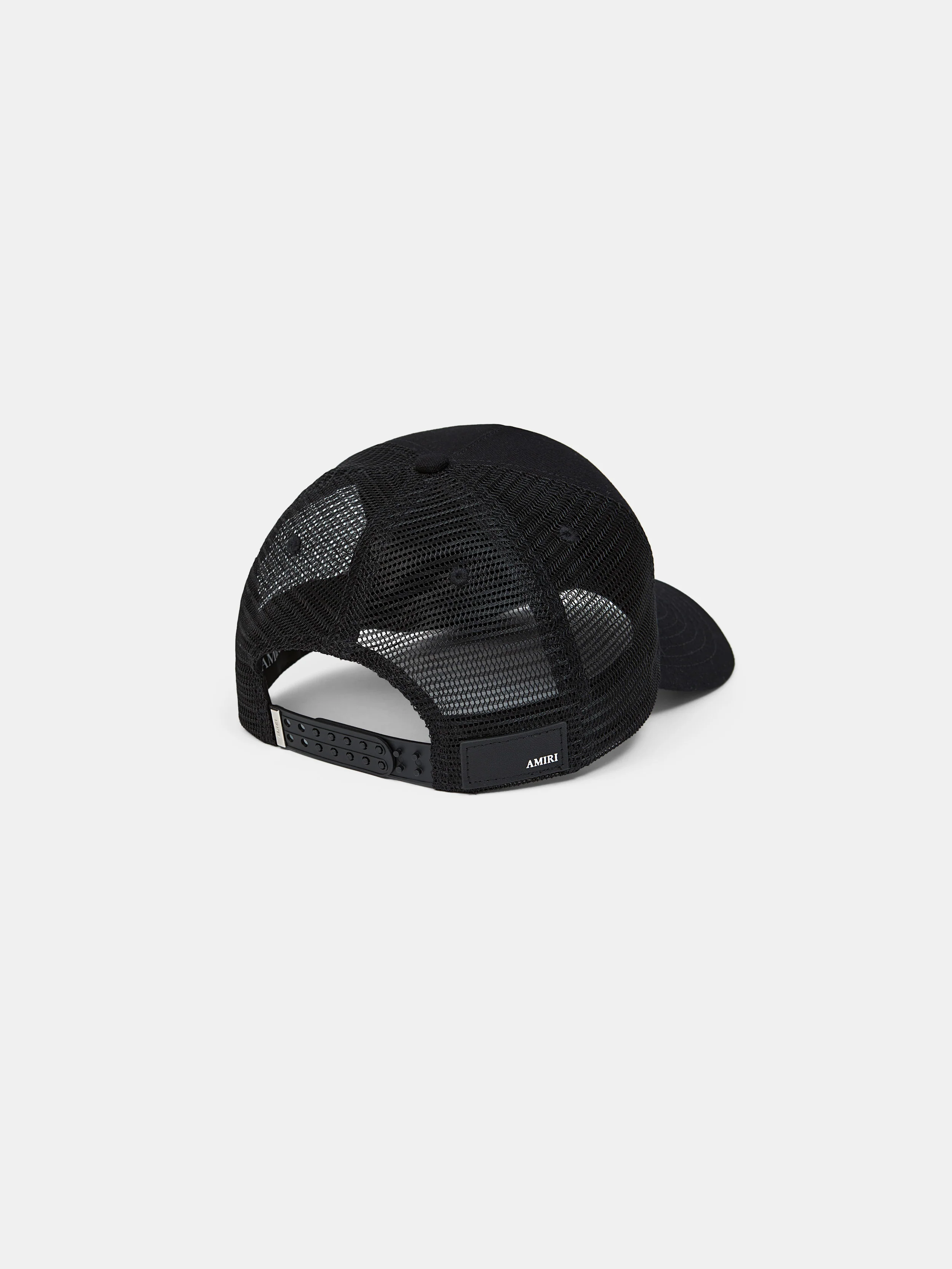 3 STAR METALLIC TRUCKER HAT - Black/Silver - Image 3