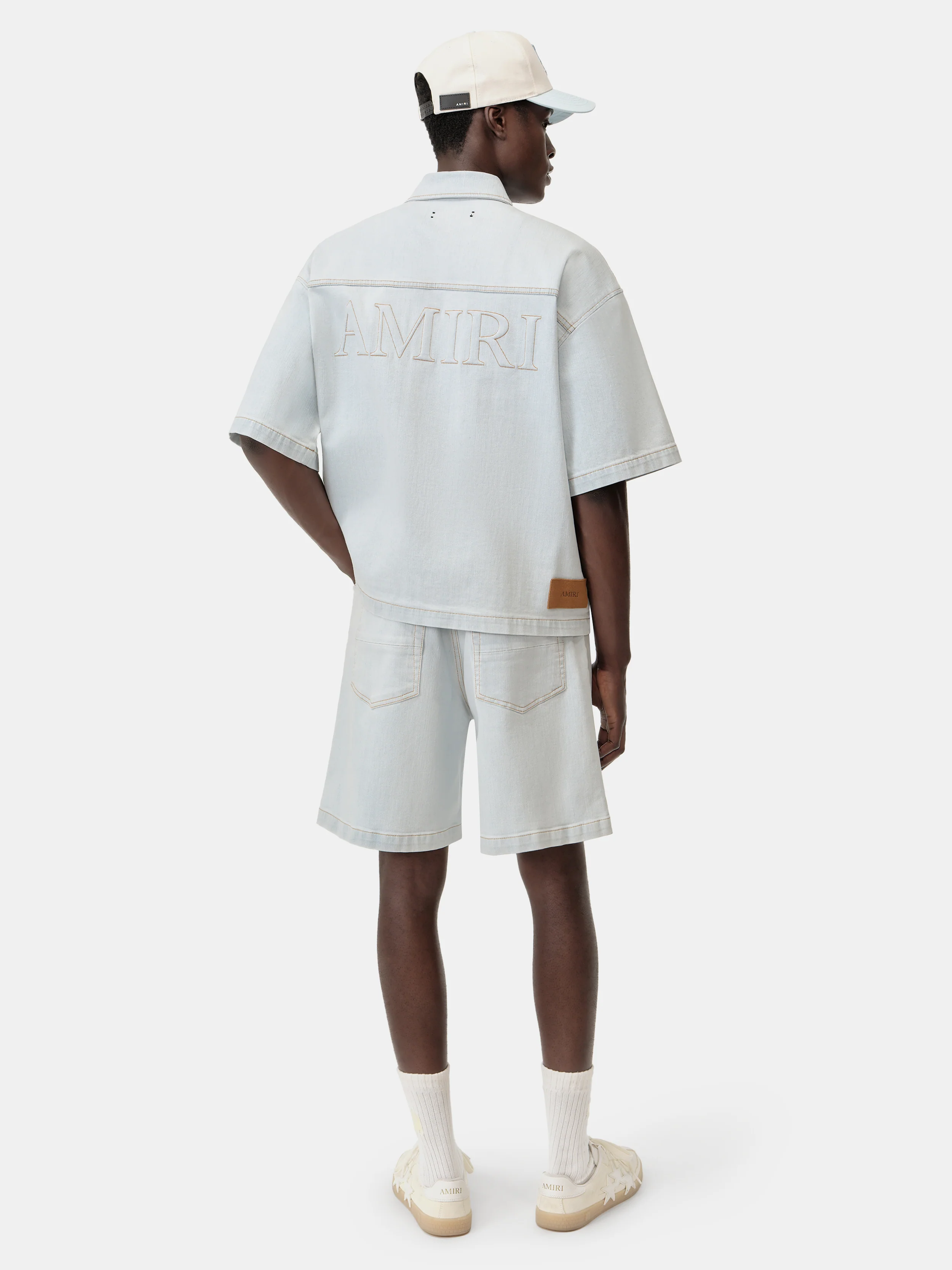 AMIRI 3D 5 POCKET SHORT - Light Indigo - Image 5