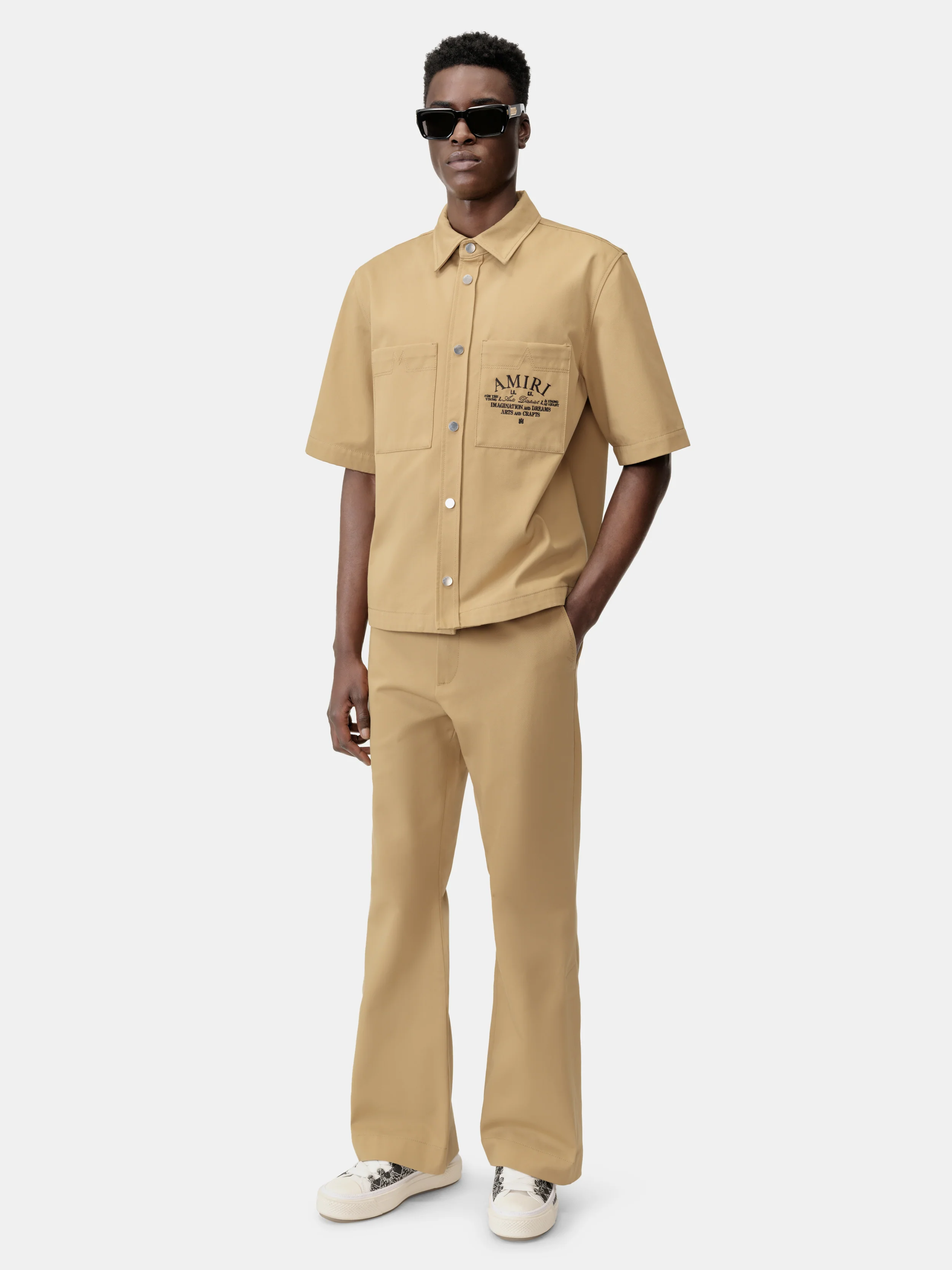 AMIRI ARTS DISTRICT CAMP SHIRT - SEPIA TINT - Image 4