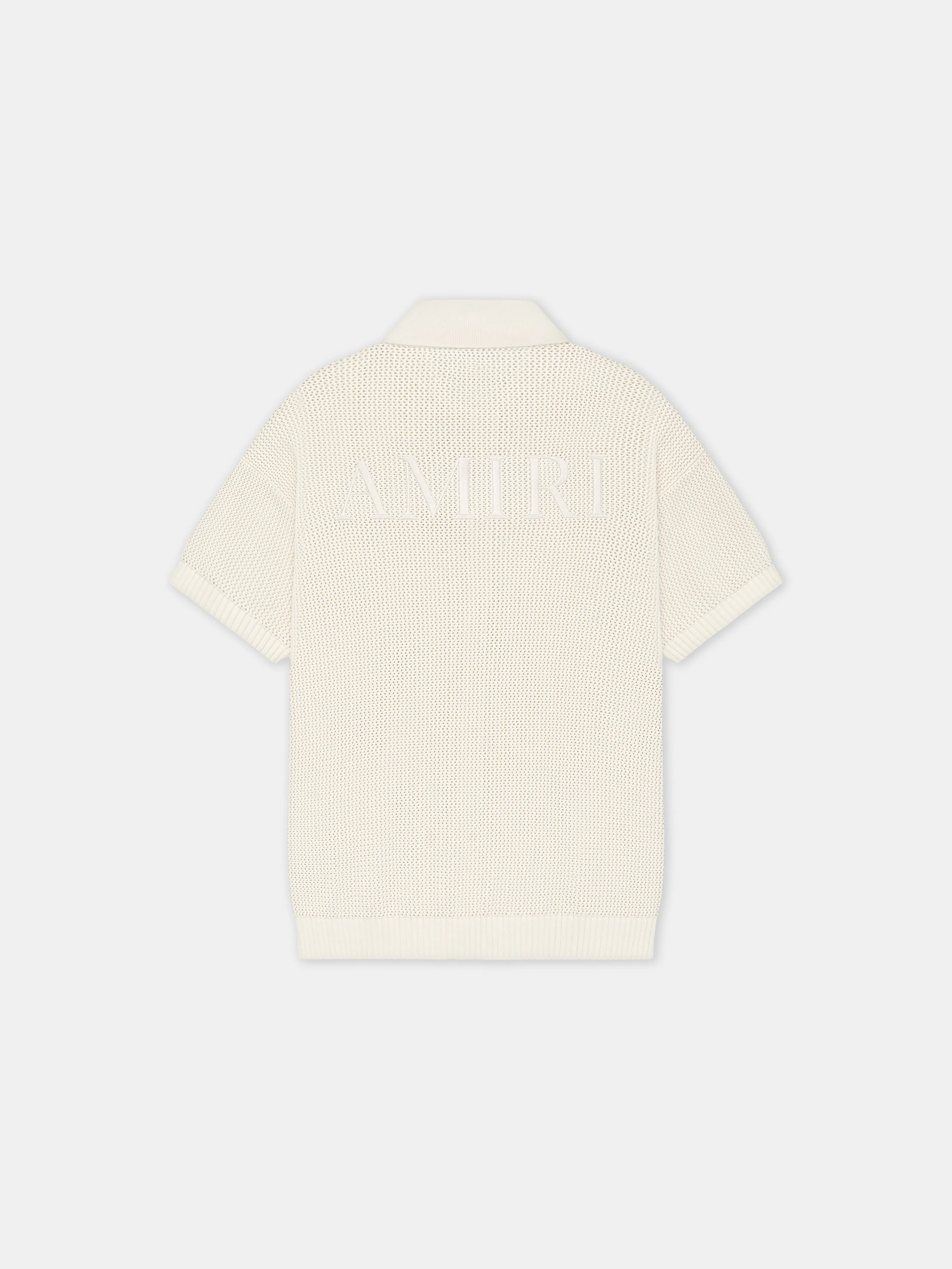 AMIRI CROCHET MESH SHIRT - Ivory - Image 3