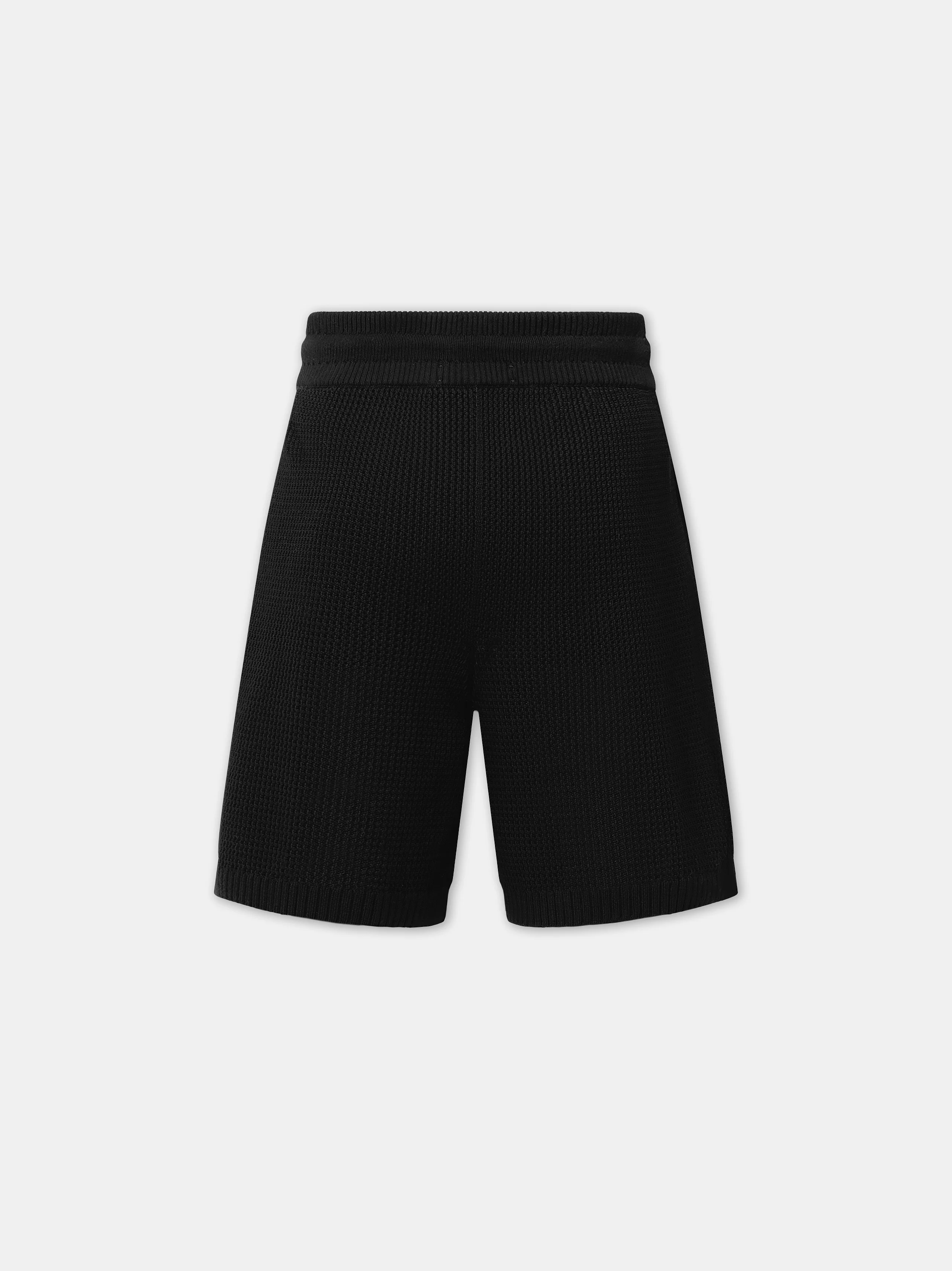 AMIRI CROCHET MESH SHORT - Black - Image 3