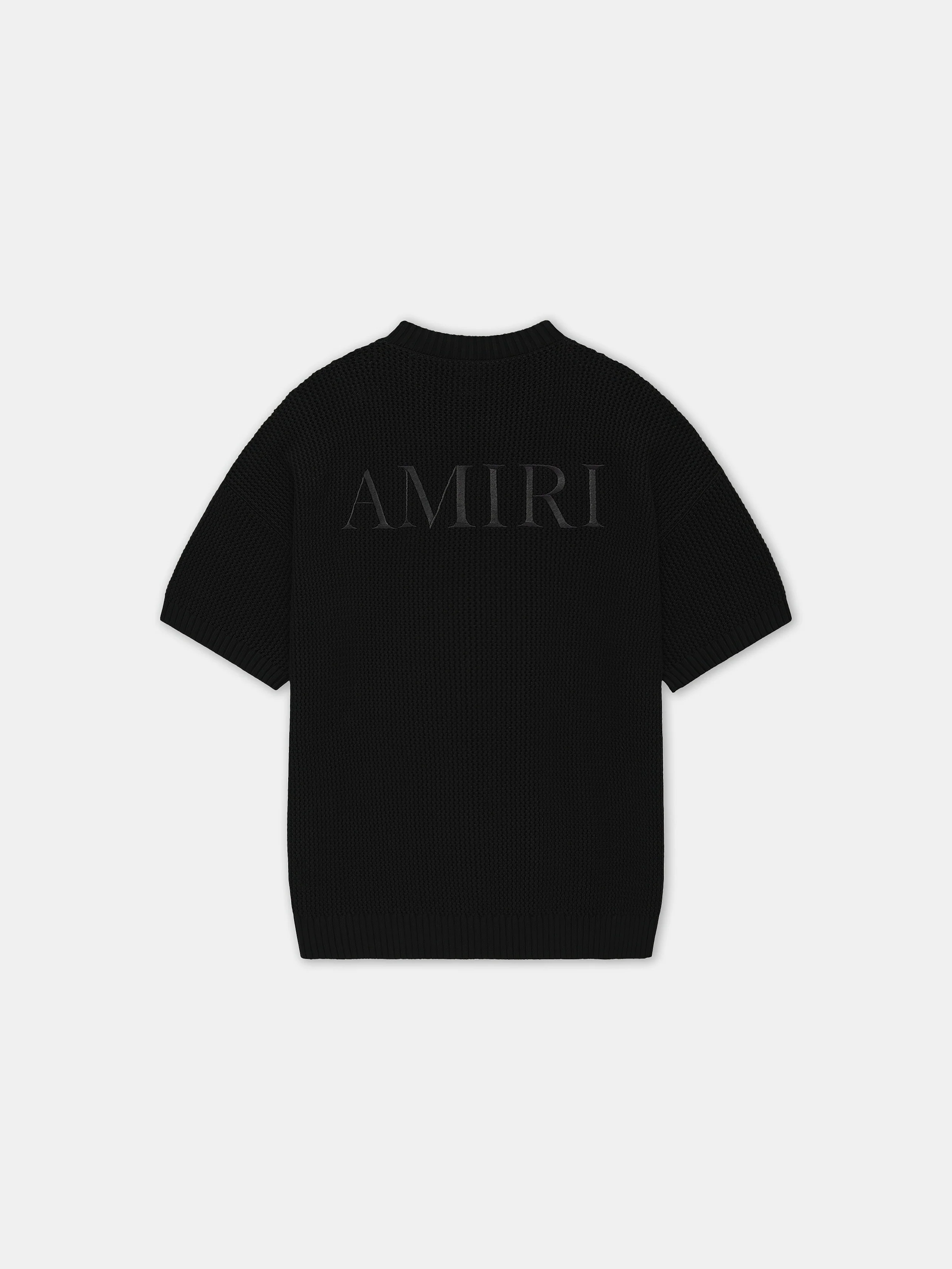 AMIRI CROCHET MESH TSHIRT - Black - Image 3