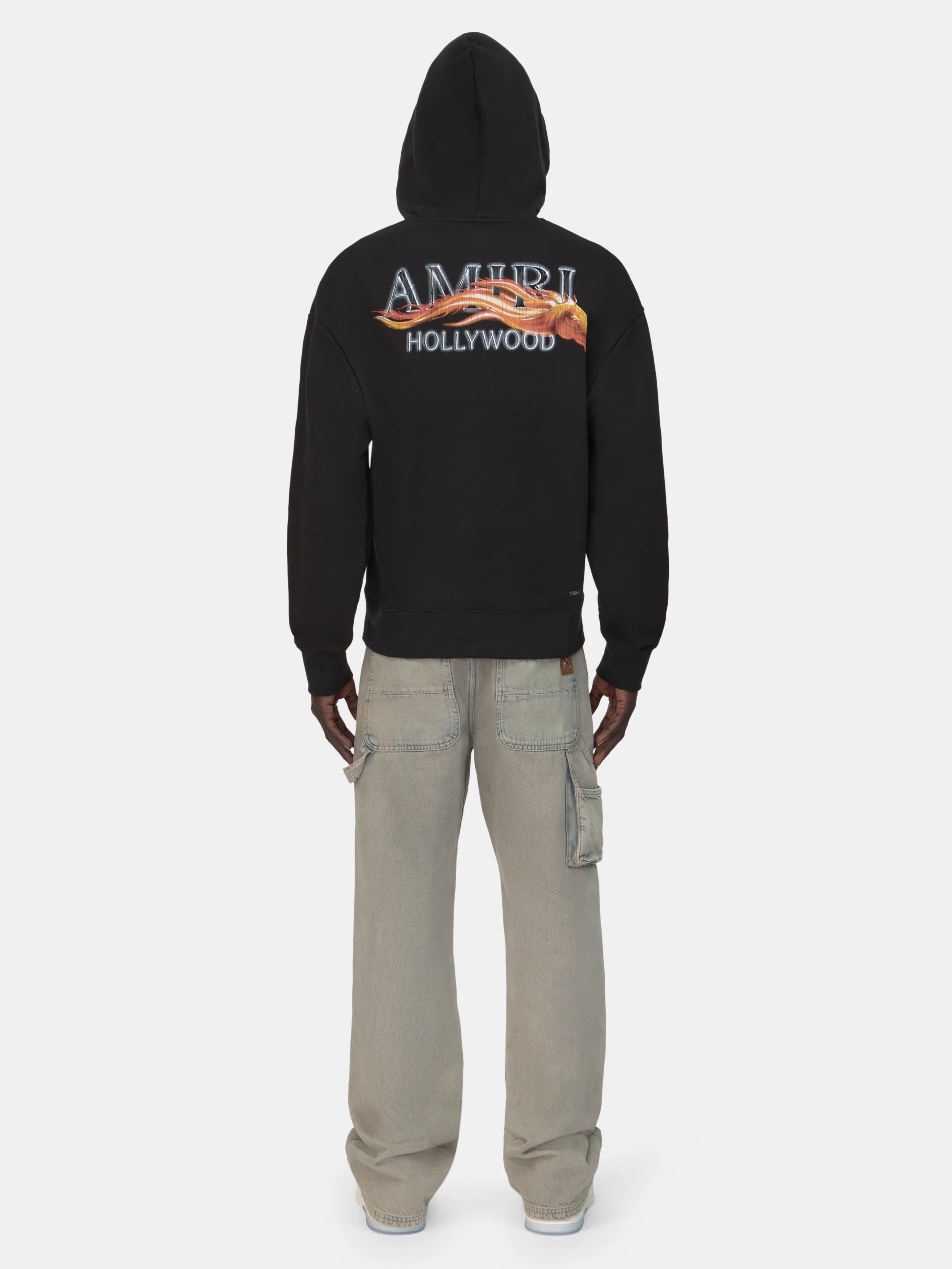 AMIRI HOLLYWOOD HORSE HOODIE - Black - Image 4