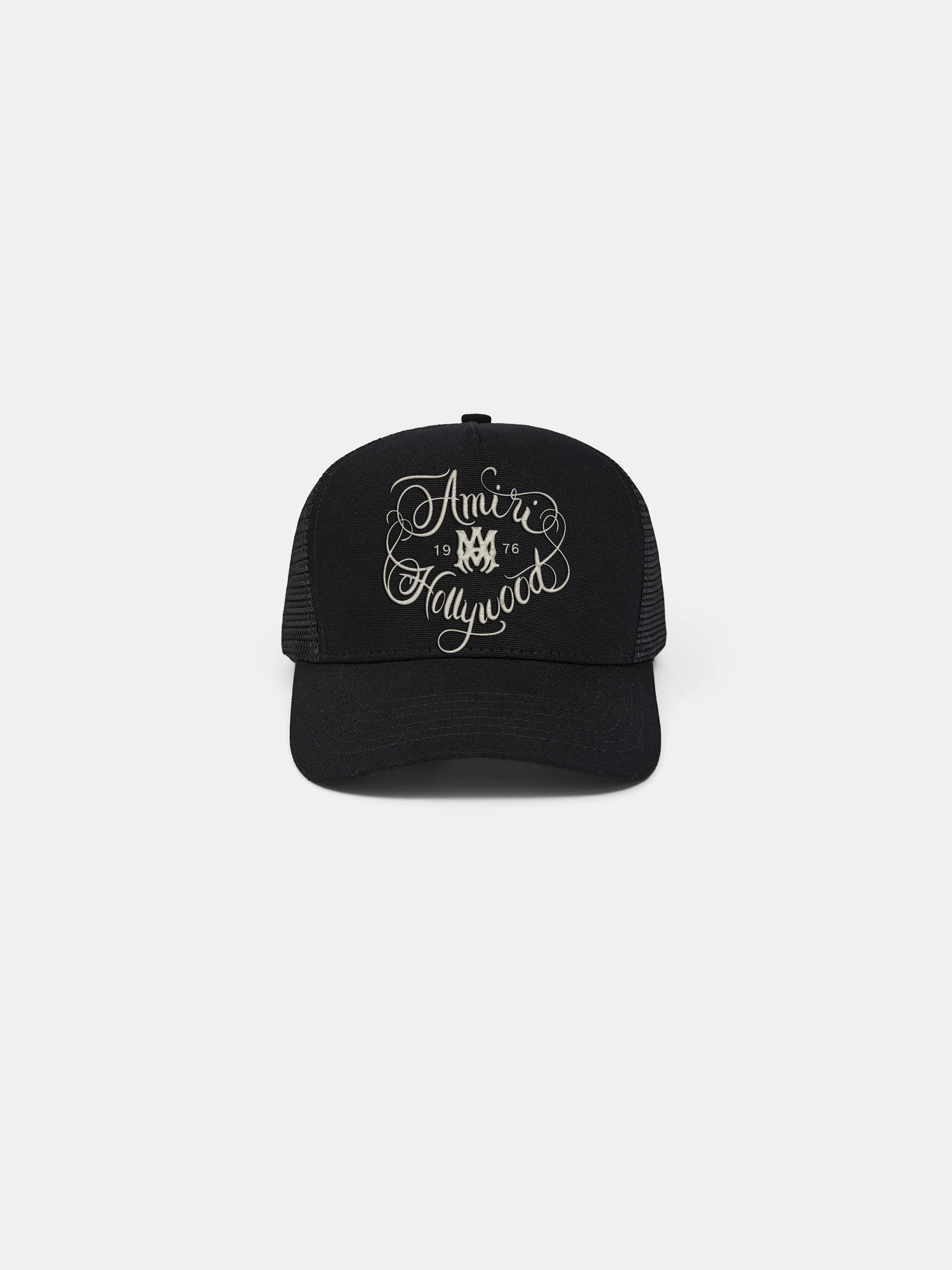 AMIRI HOLLYWOOD SCRIPT HAT - BLACK