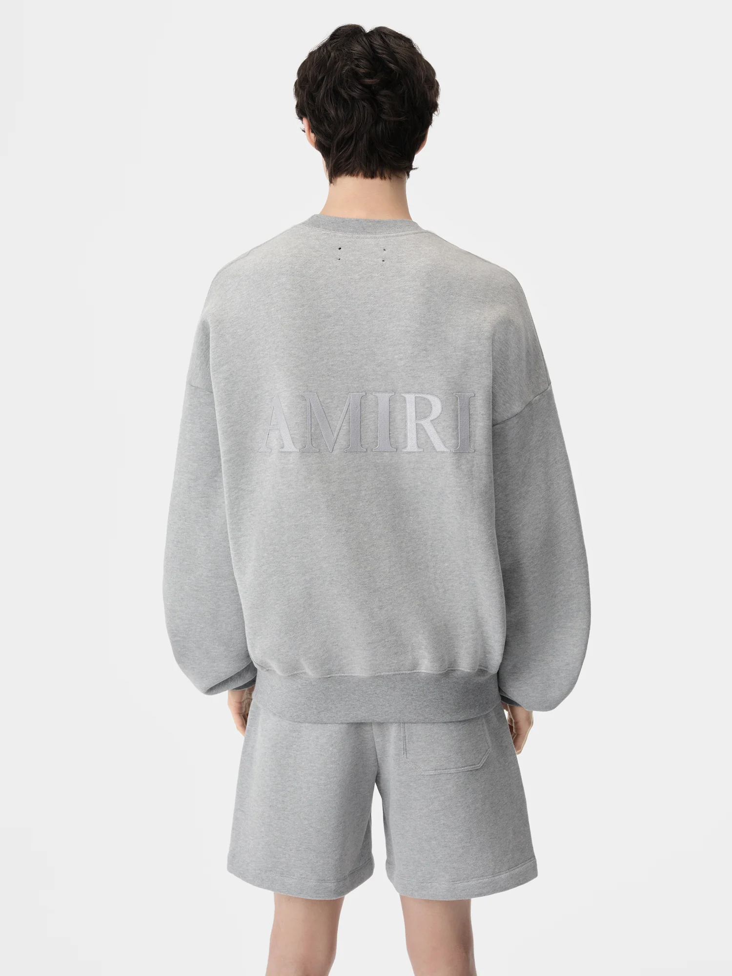 AMIRI OVERSIZED CREW - Grey - Image 4