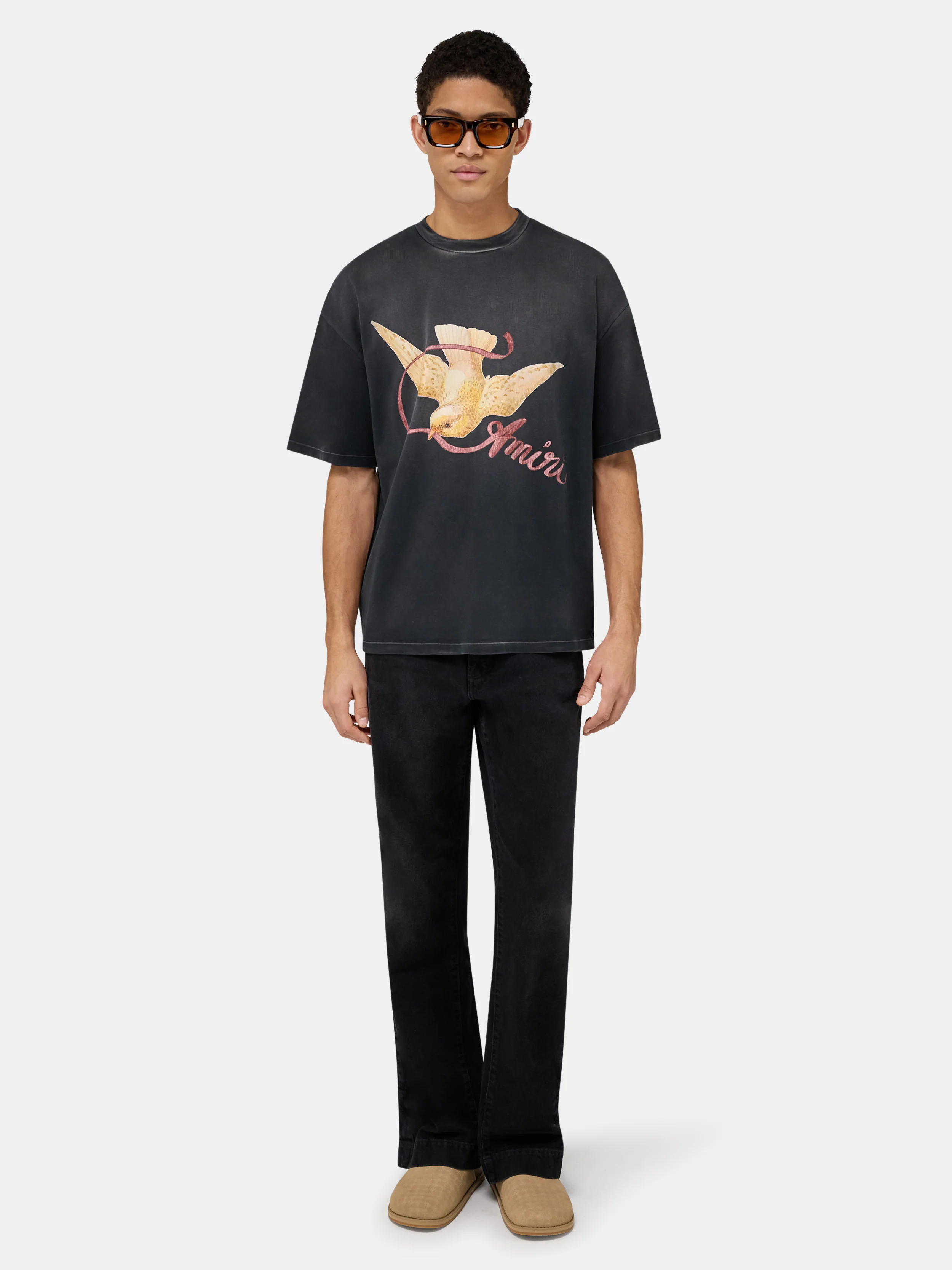 AMIRI RIBBON OVERSIZED TEE - Black - Image 2