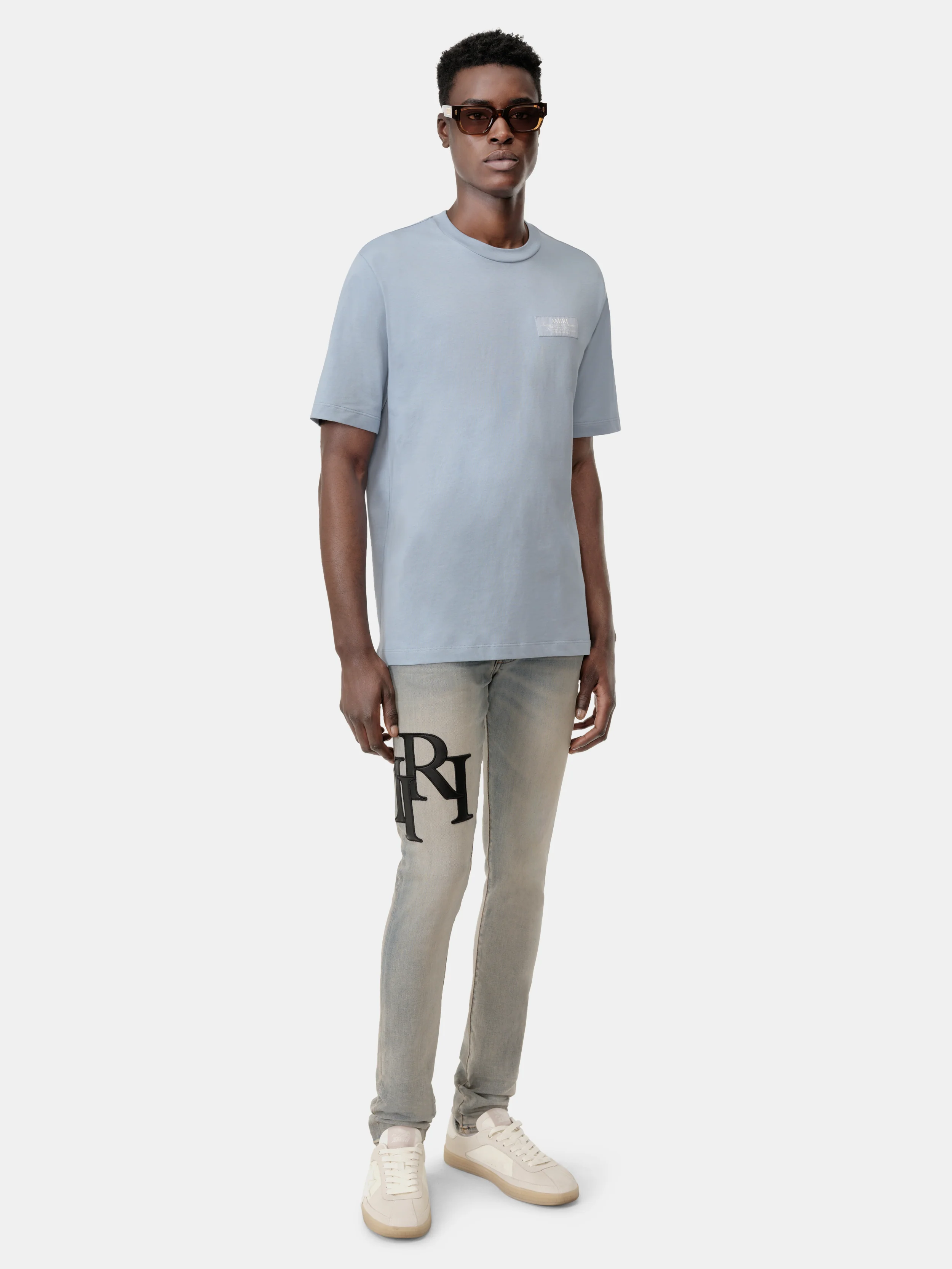 AMIRI SPIRIT TEE - Ashley Blue - Image 5