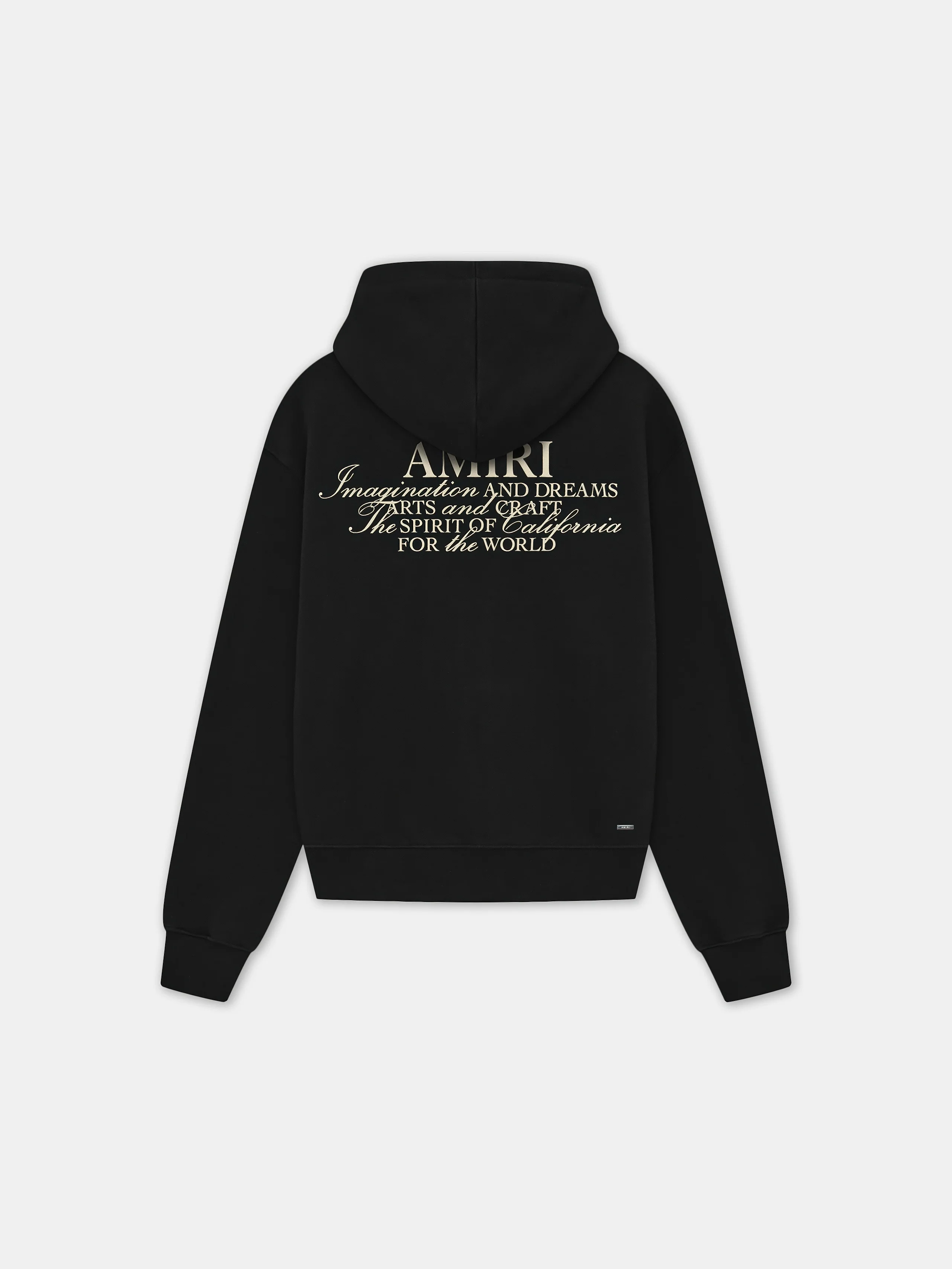 AMIRI SPIRIT ZIP HOODIE - Black - Image 3