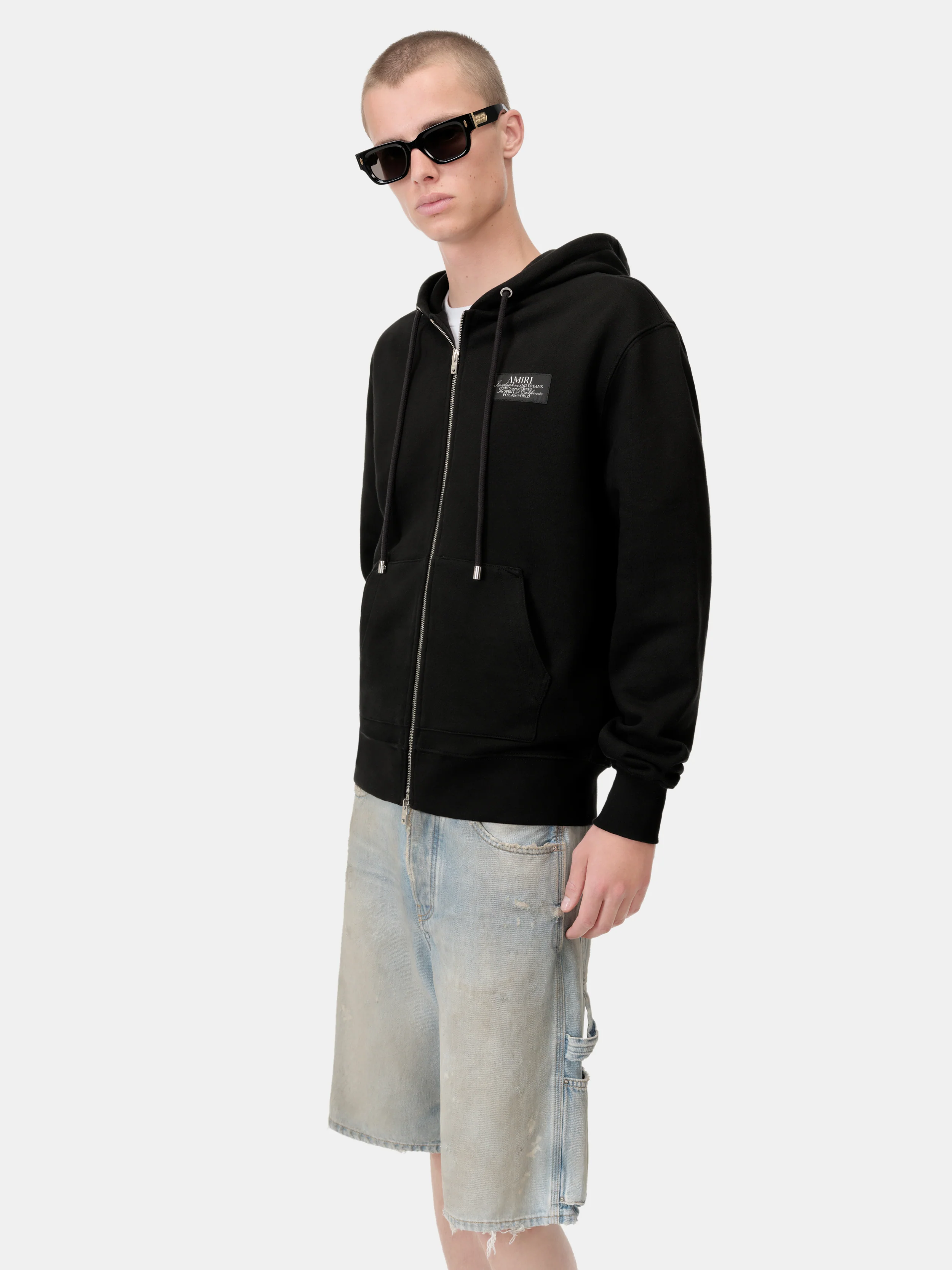 AMIRI SPIRIT ZIP HOODIE - Black - Image 4