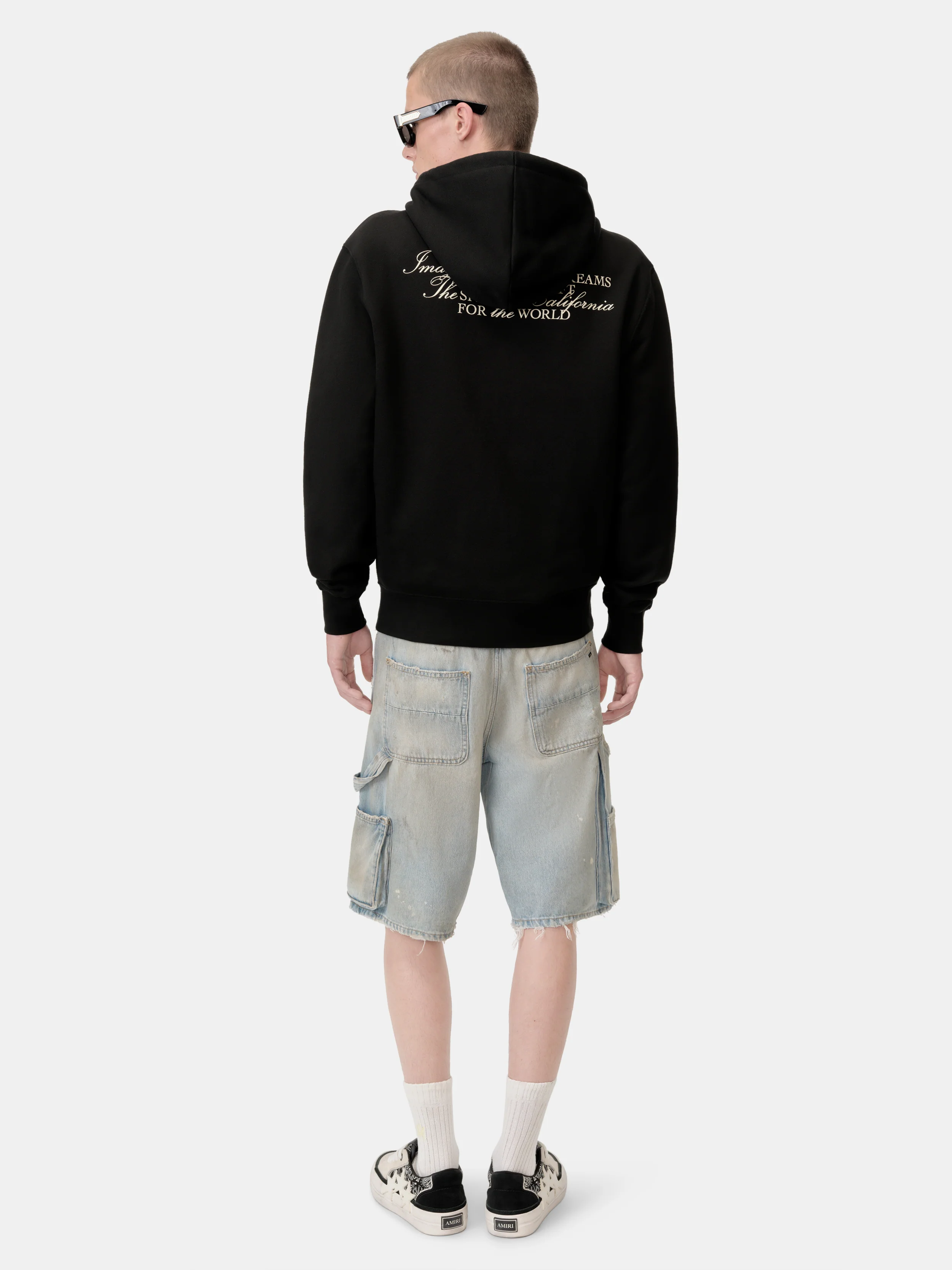 AMIRI SPIRIT ZIP HOODIE - Black - Image 5