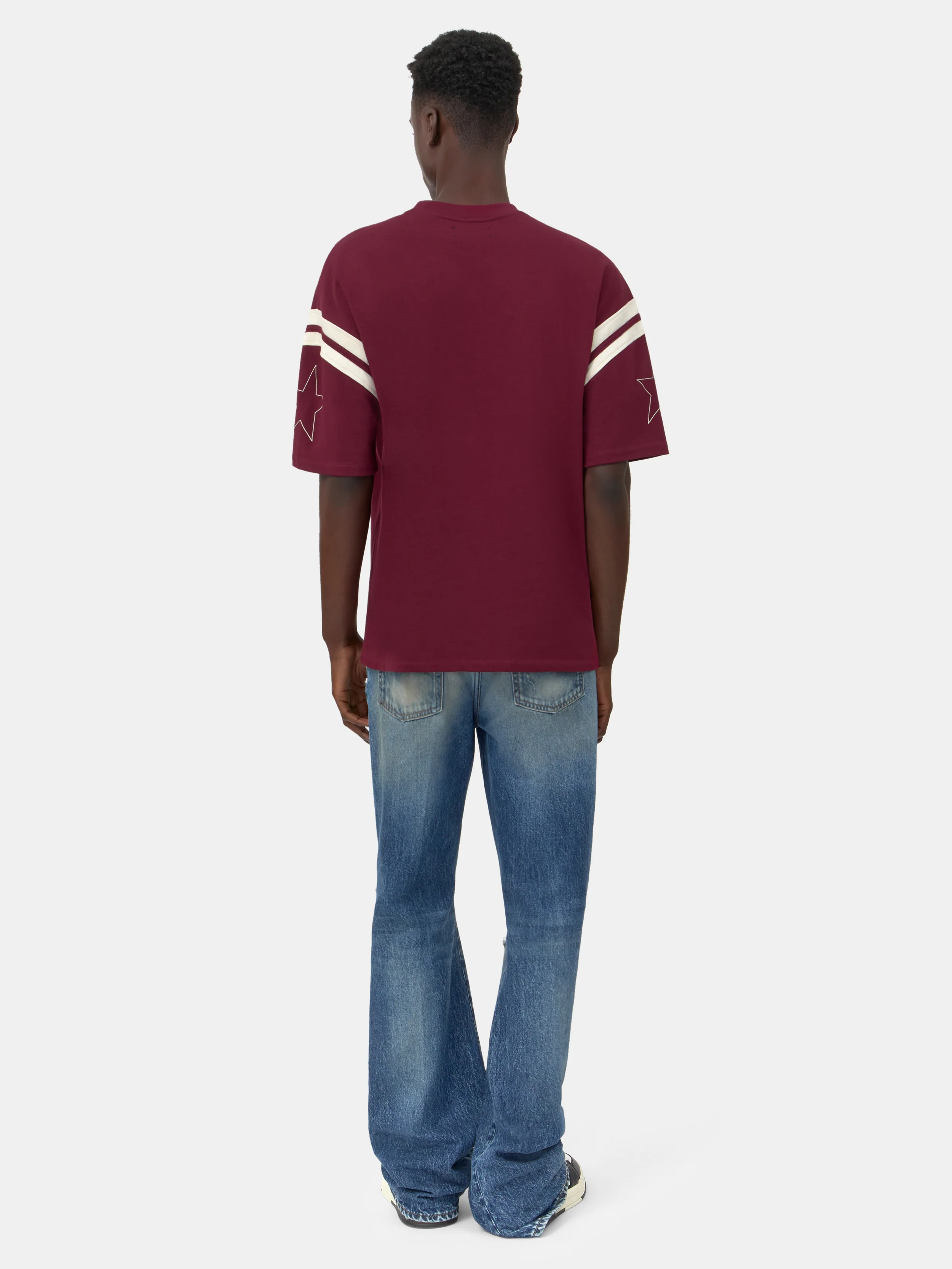 AMIRI SPORT OVERSIZED TEE - Aged Port - Image 4