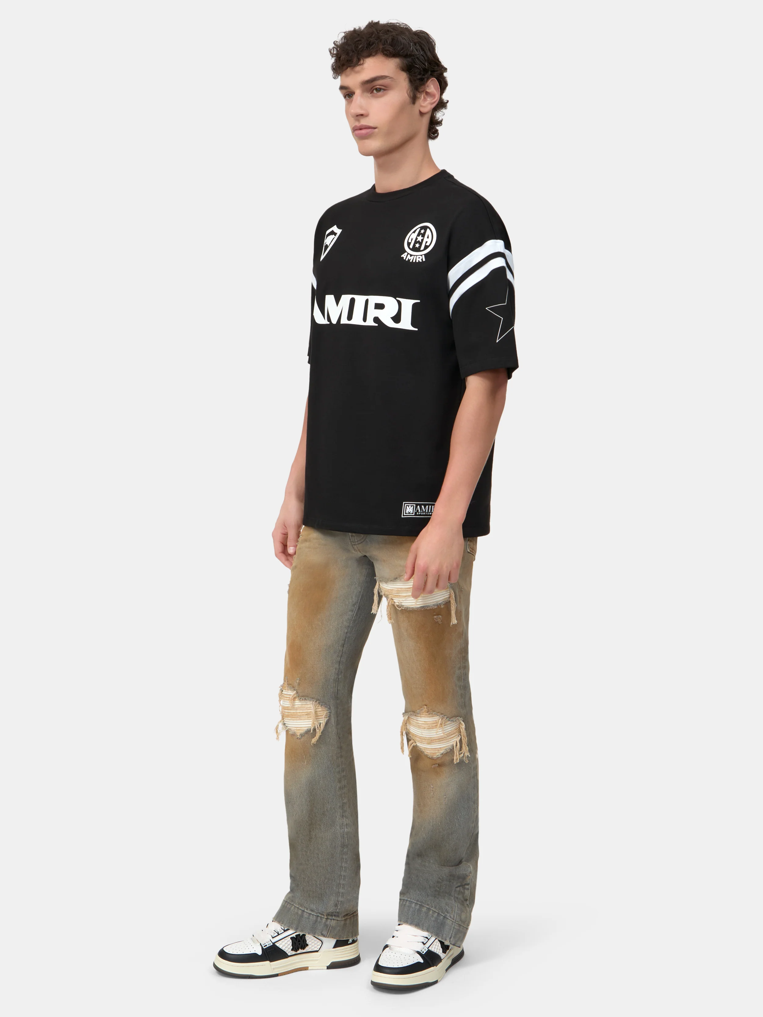 AMIRI SPORT OVERSIZED TEE - Black - Image 3
