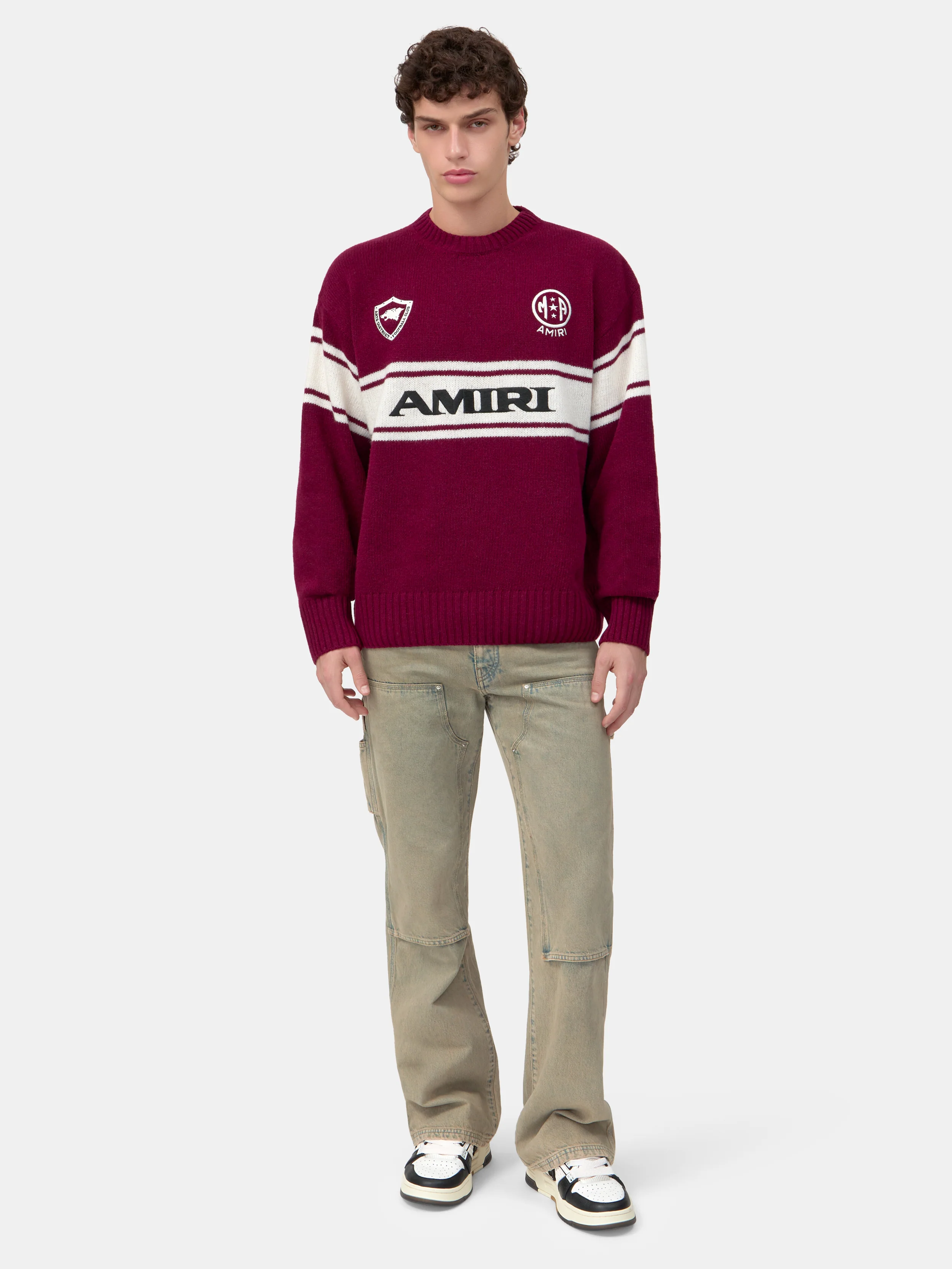 AMIRI SPORT SWEATER - Aged Port - Image 2