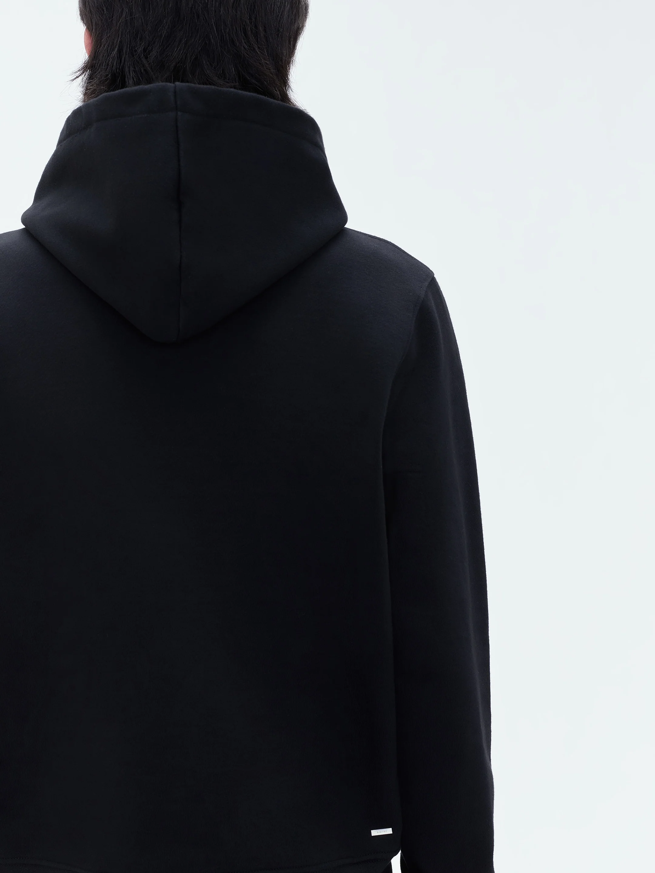 AMIRI STAGGERED LOGO HOODIE - Black - Image 7