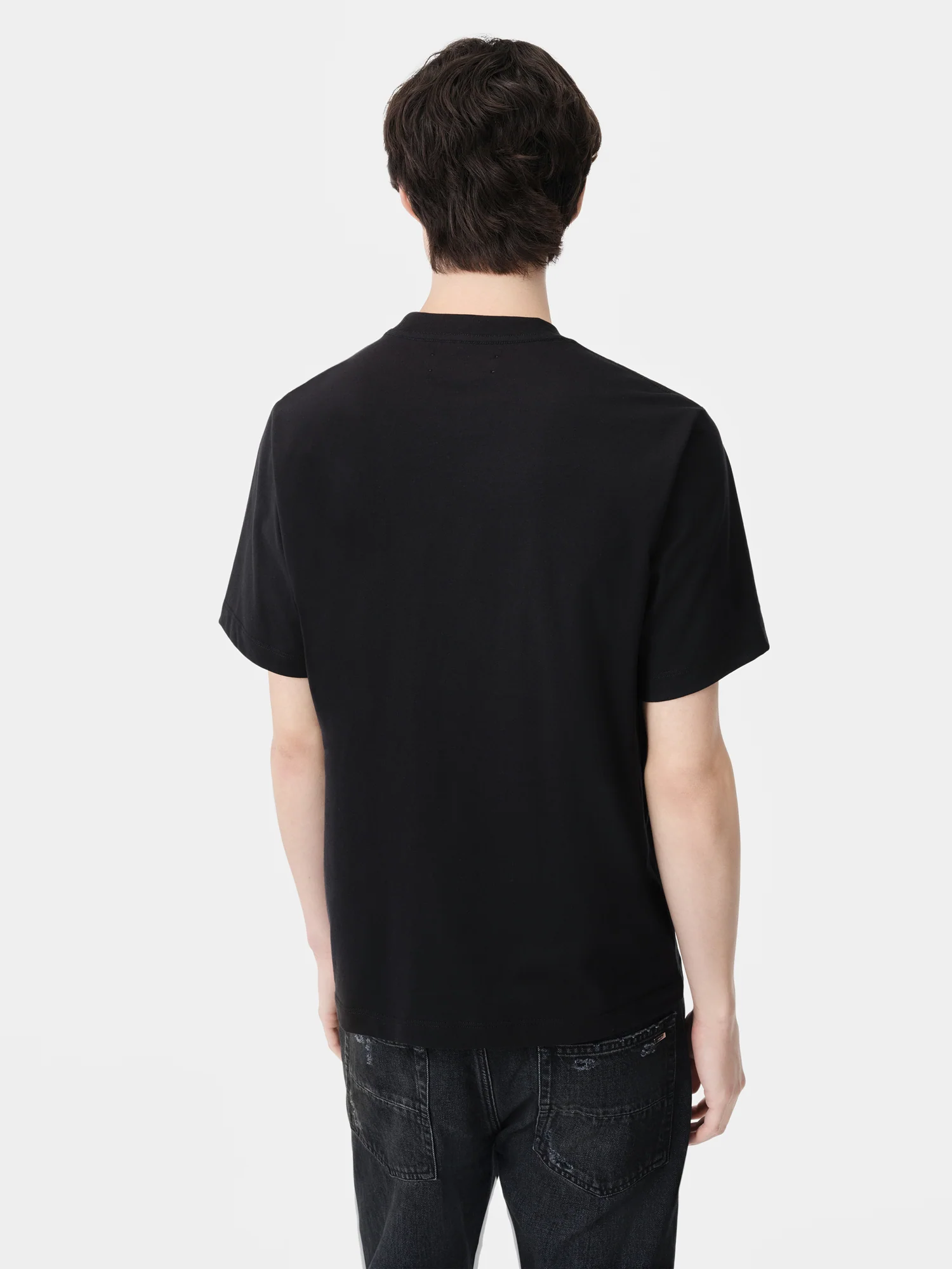 AMIRI STAGGERED TEE - Black - Image 4