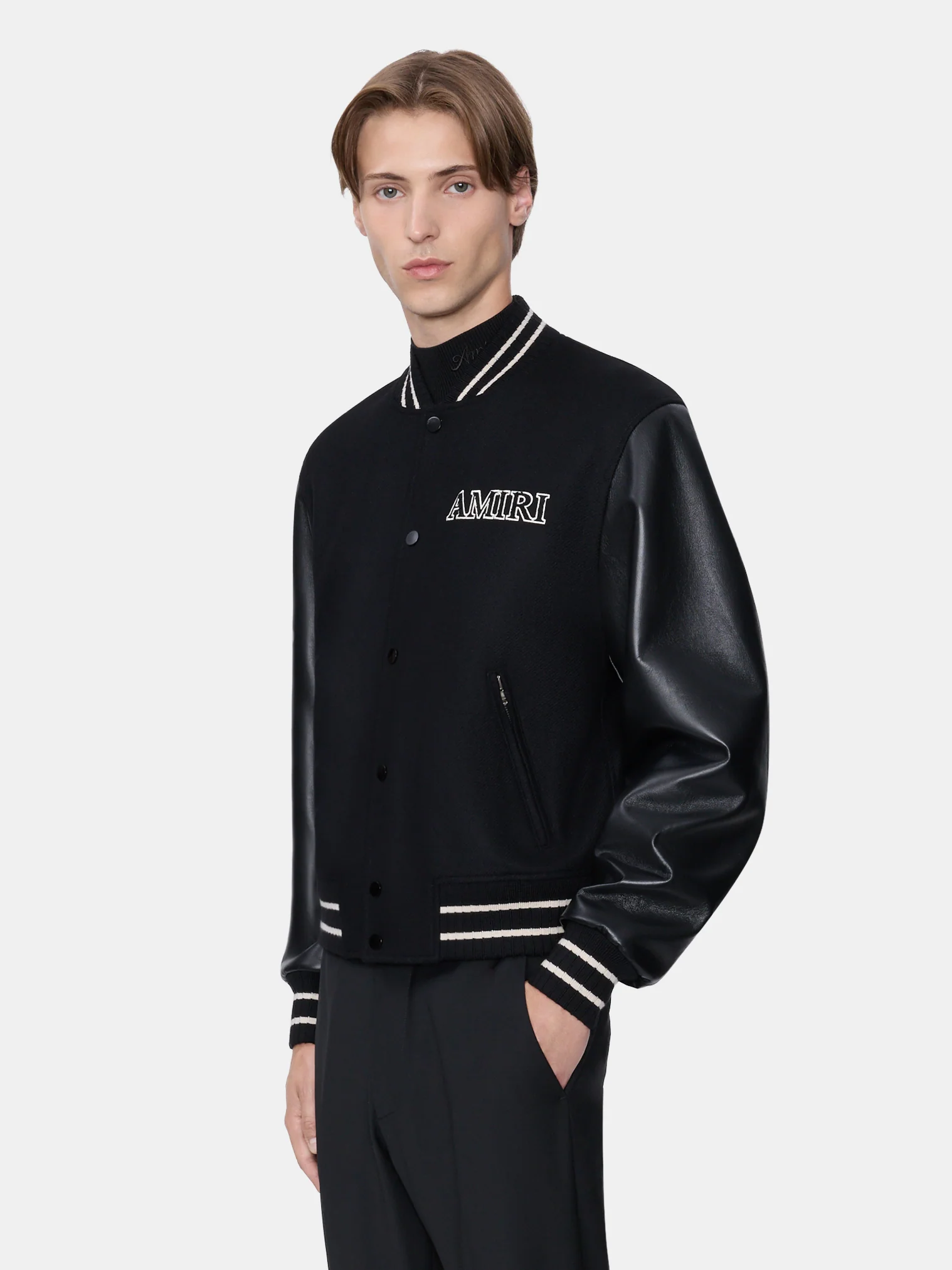 AMIRI VARSITY JACKET - BLACK - Image 3