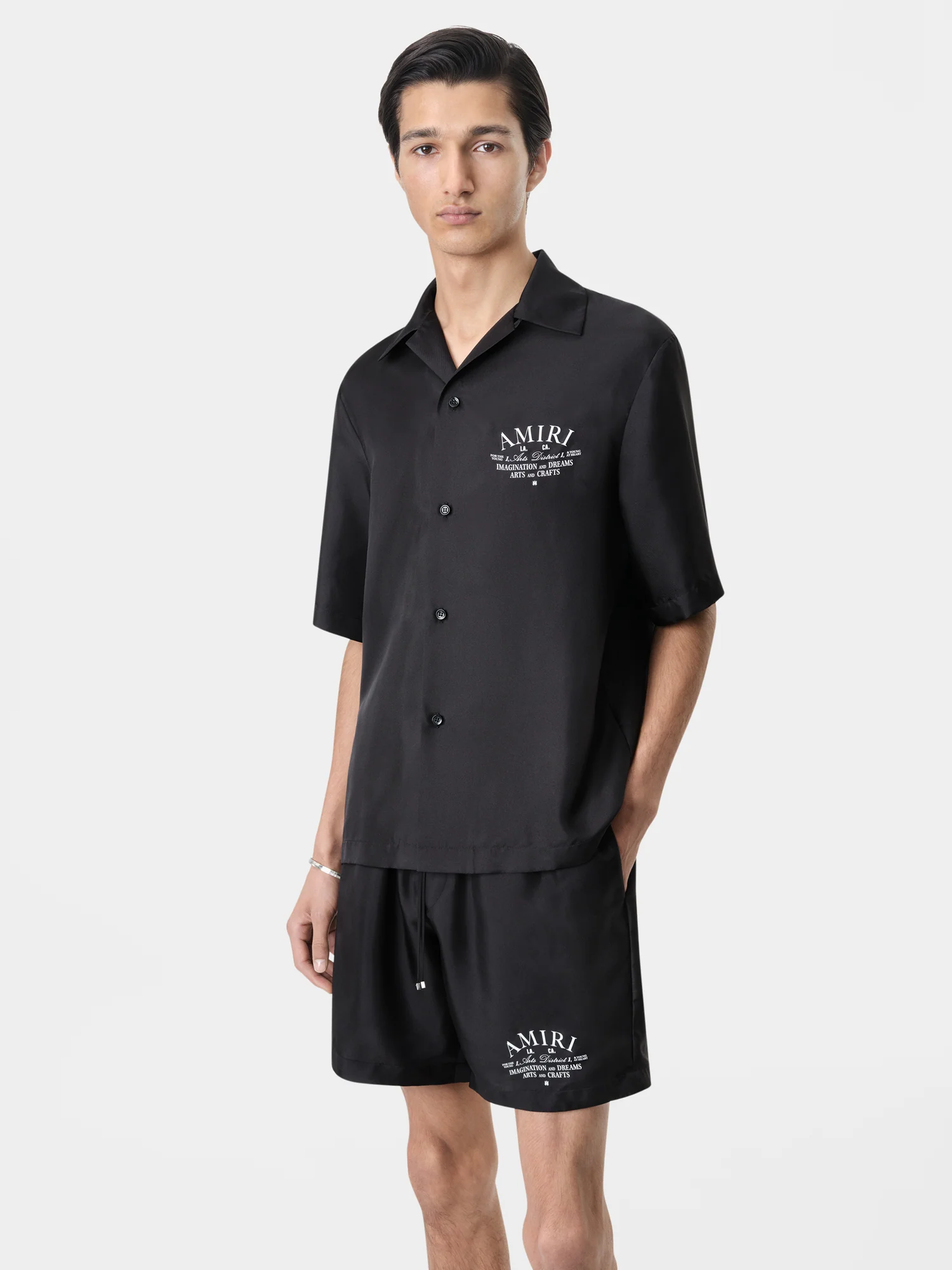 ARTS DISTRICT BOWLING SHIRT - Black - Image 3
