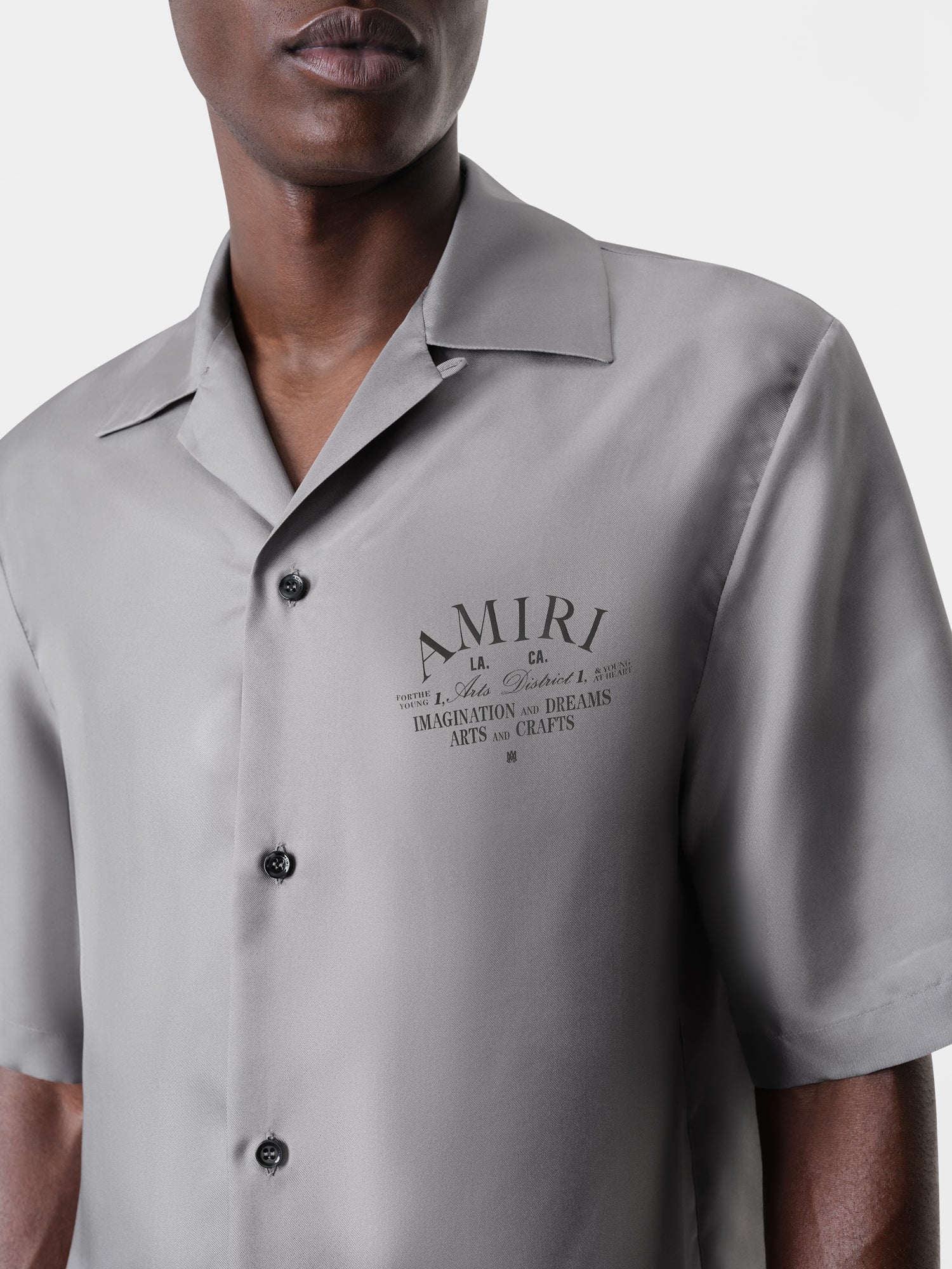 ARTS DISTRICT BOWLING SHIRT - Grey - Image 5
