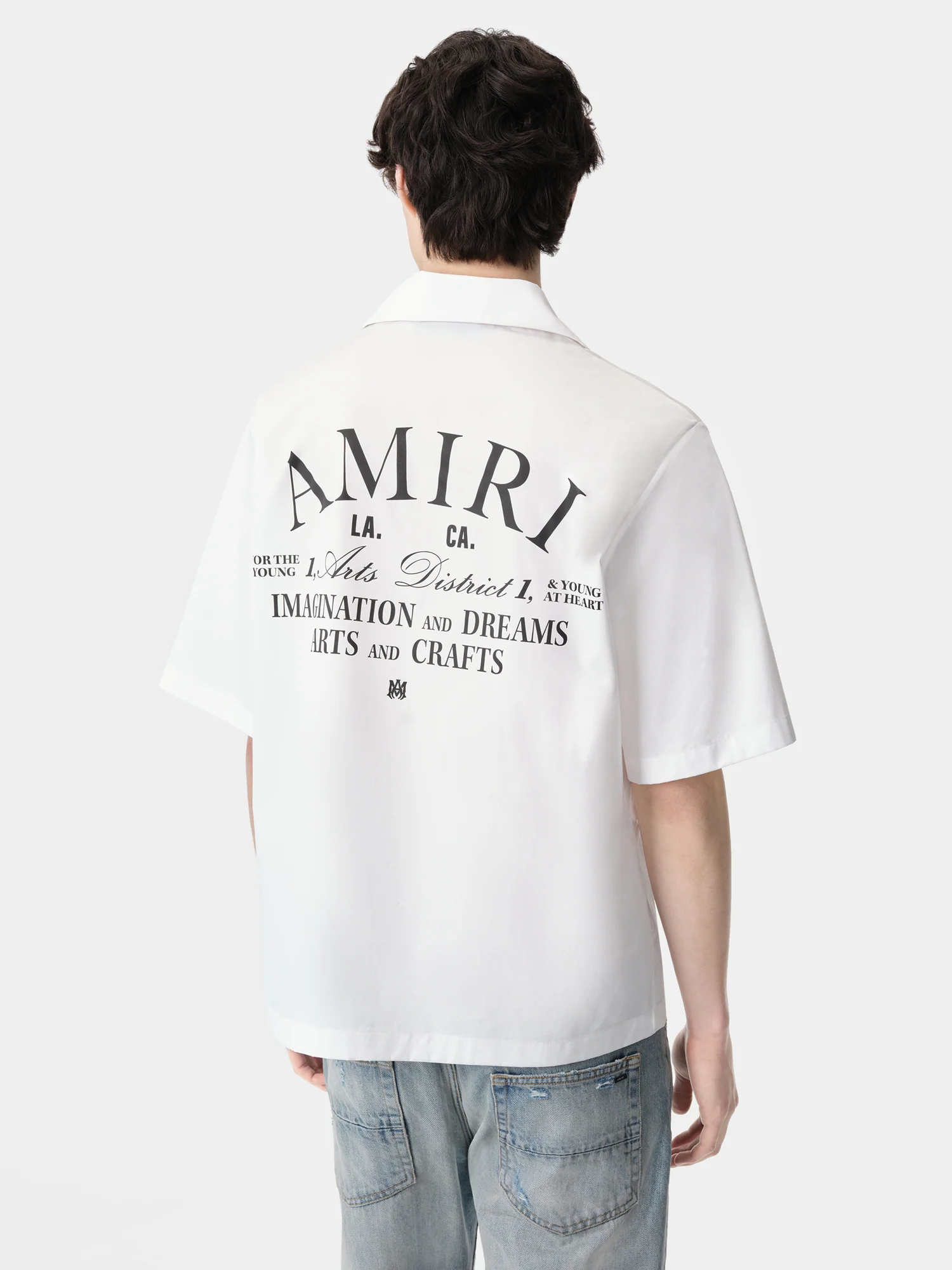ARTS DISTRICT CAMP SHIRT - White - Image 4