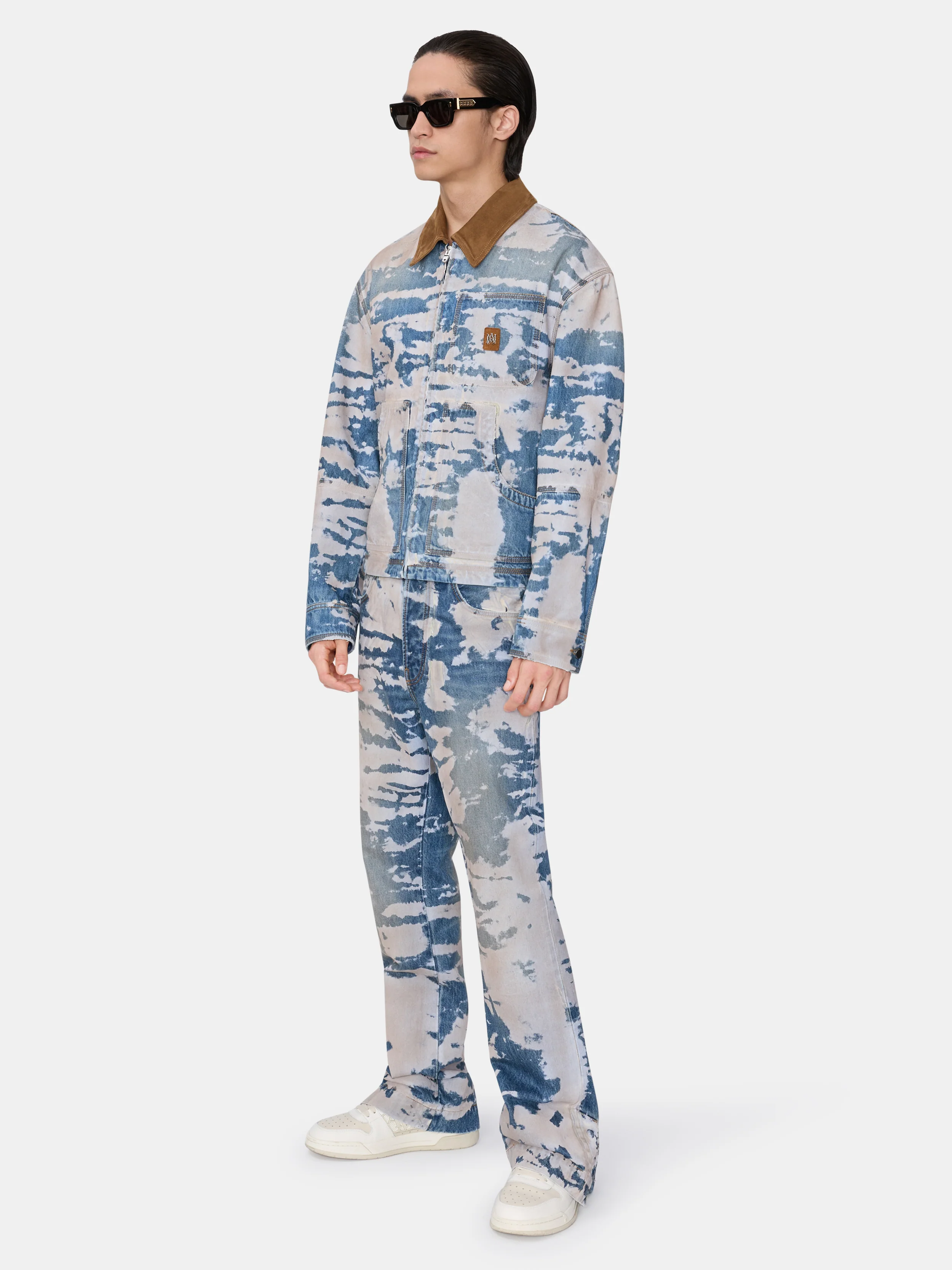BLEACHED STRAIGHT FLARE JEAN - Bleach Out - Image 3
