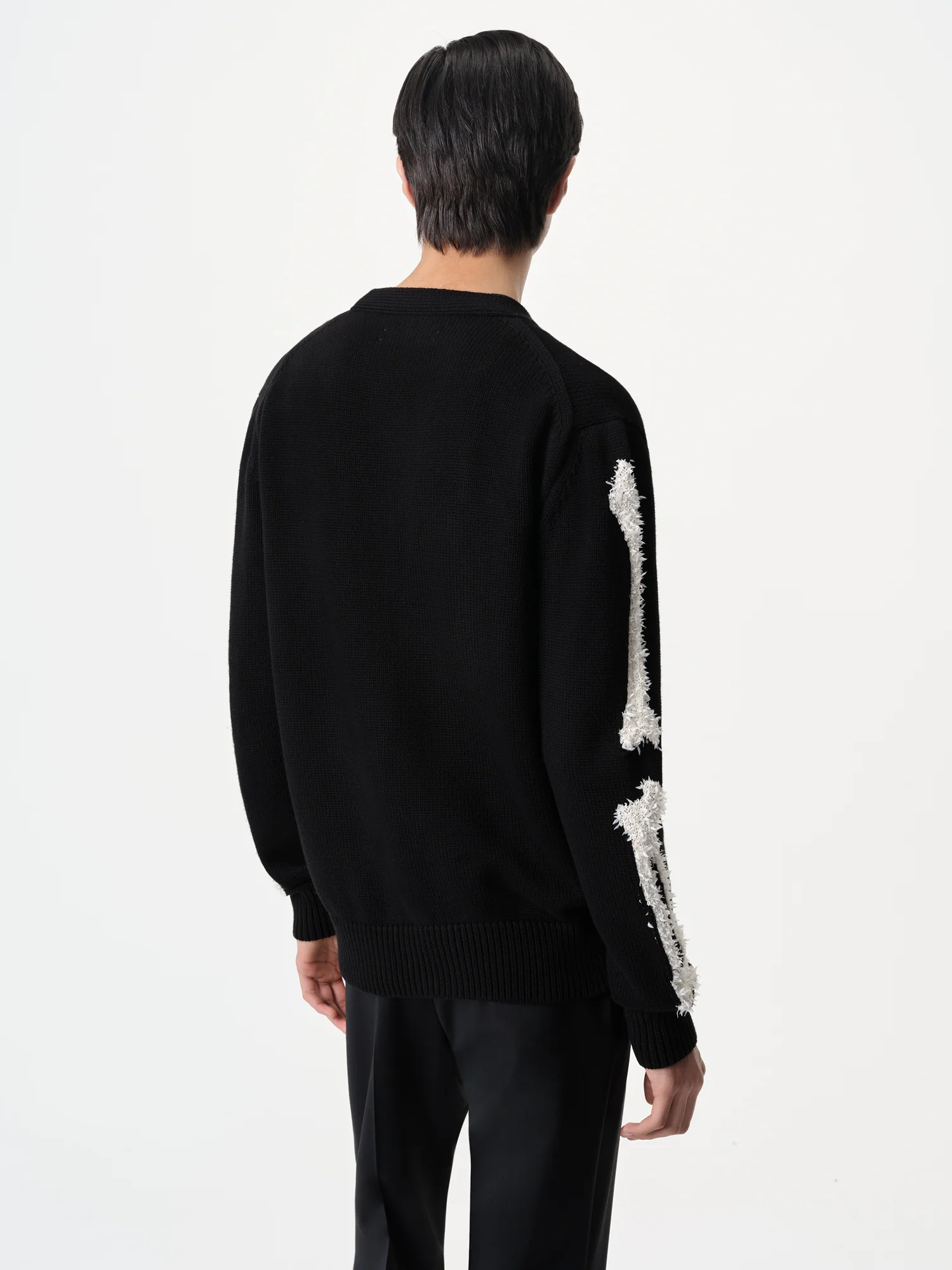 BONES CARDIGAN - Black - Image 4
