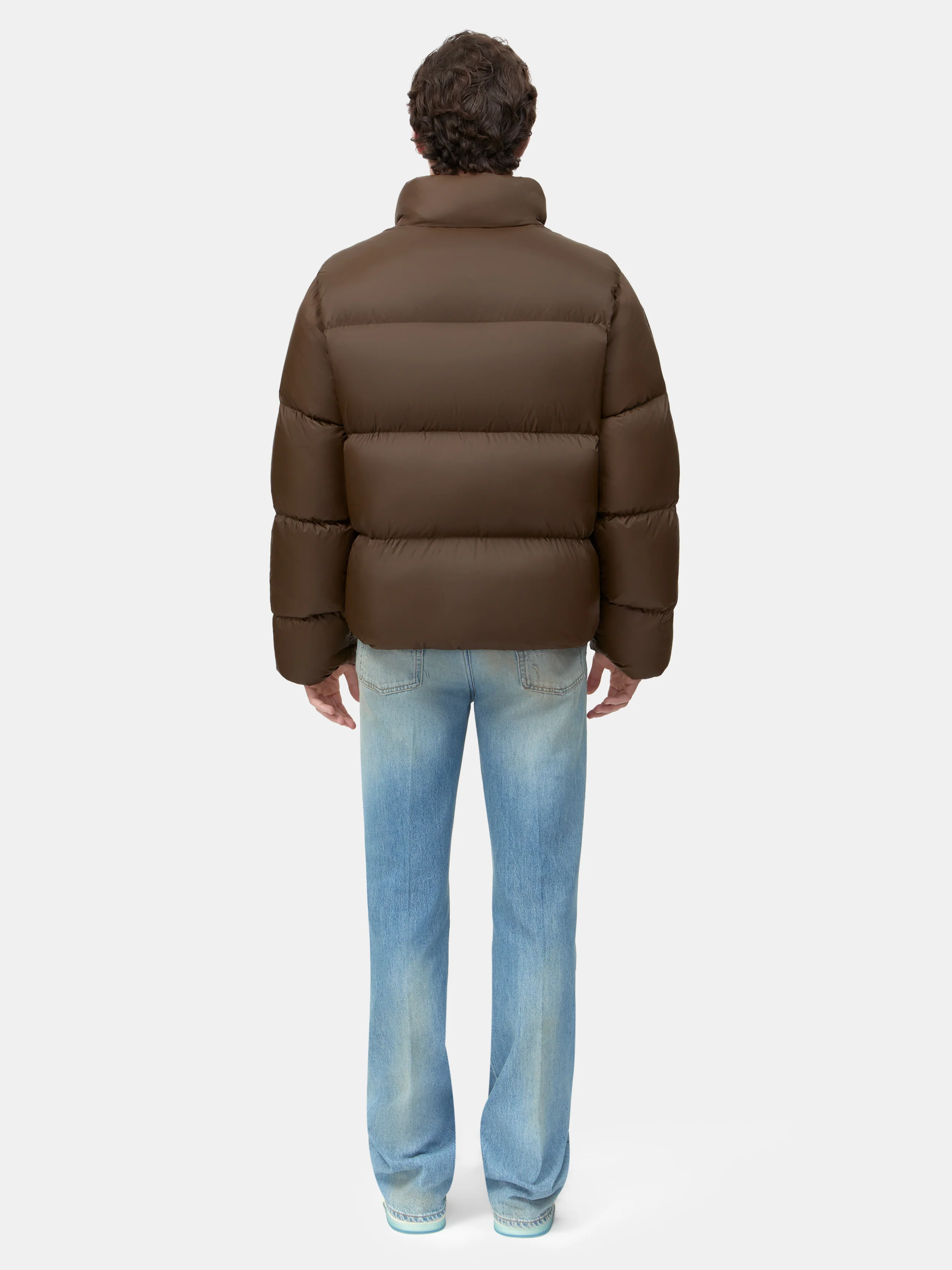 BONES DOWN JACKET - Dark Brown - Image 4