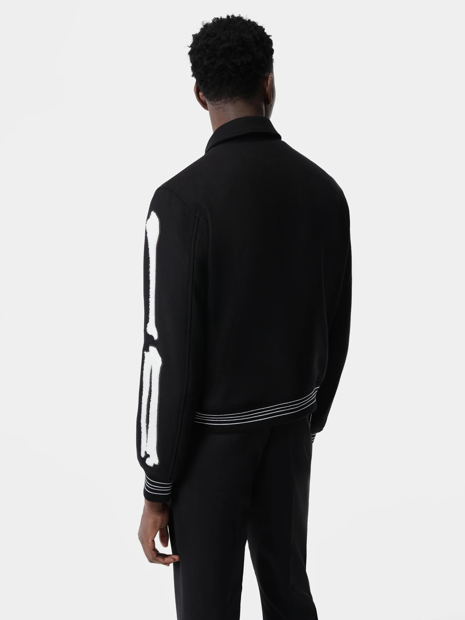 BONES JACKET - Black White - Image 4