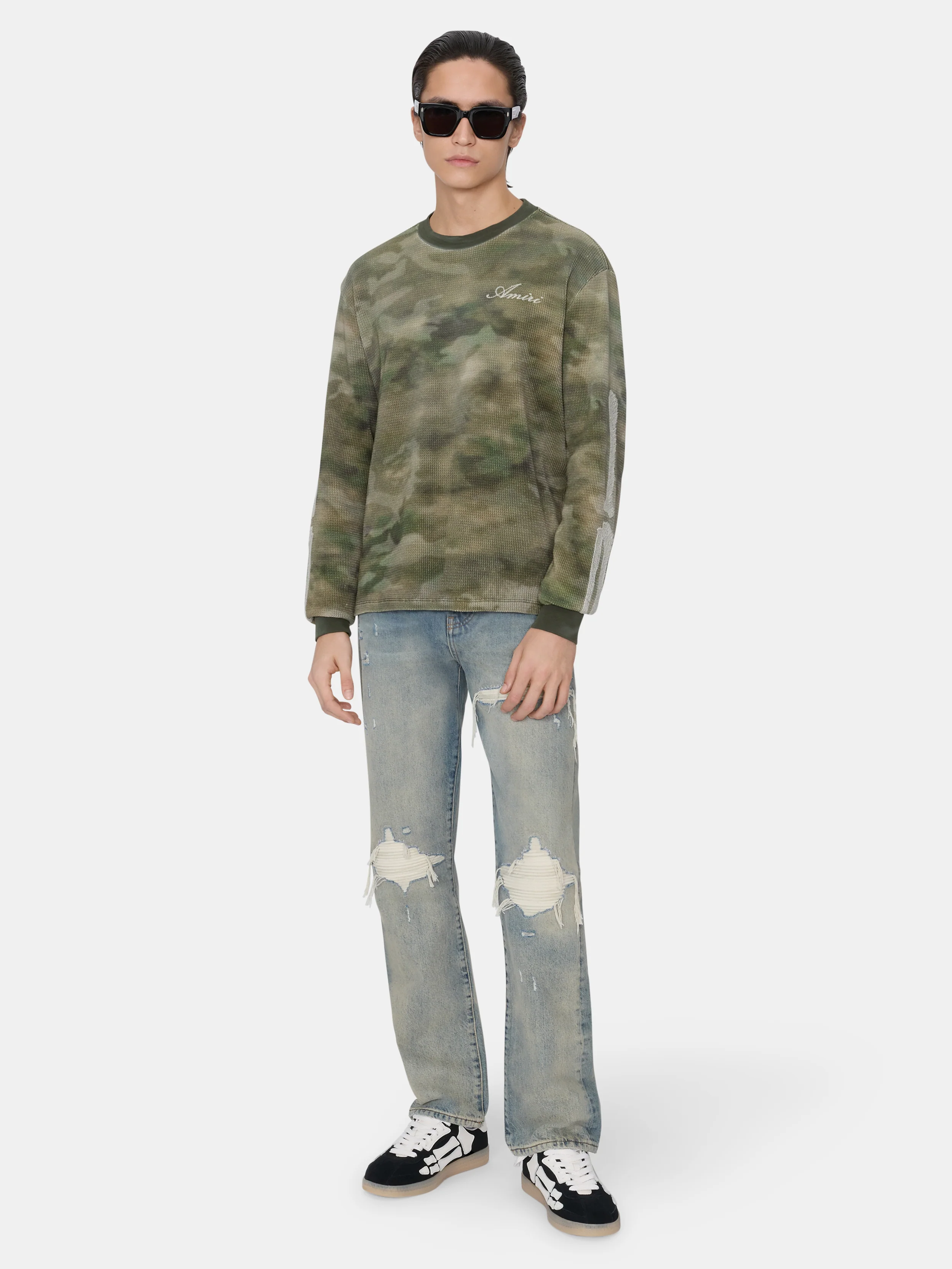 BONES LONG SLEEVE TEE - CAMO - Image 2