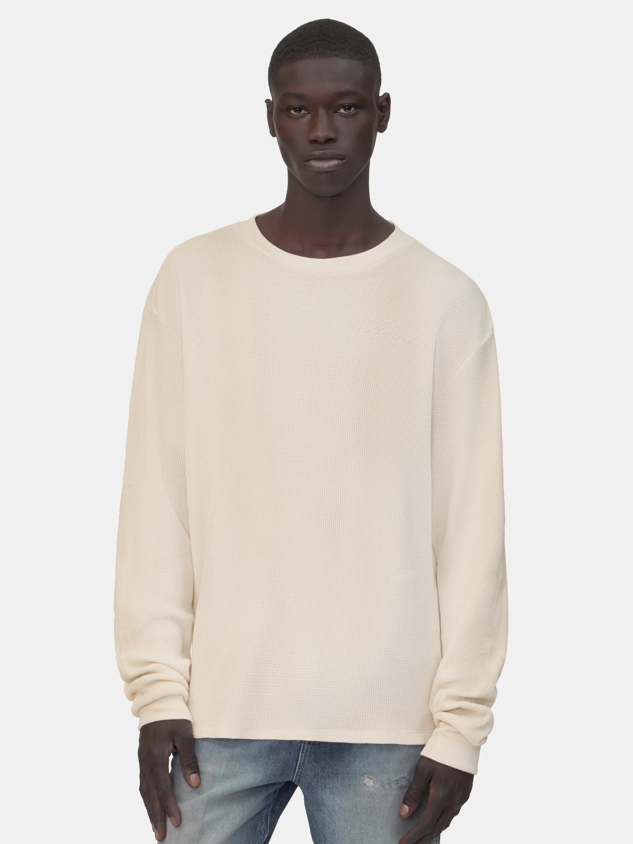 BONES LONG SLEEVE TEE - Ivory - Image 3