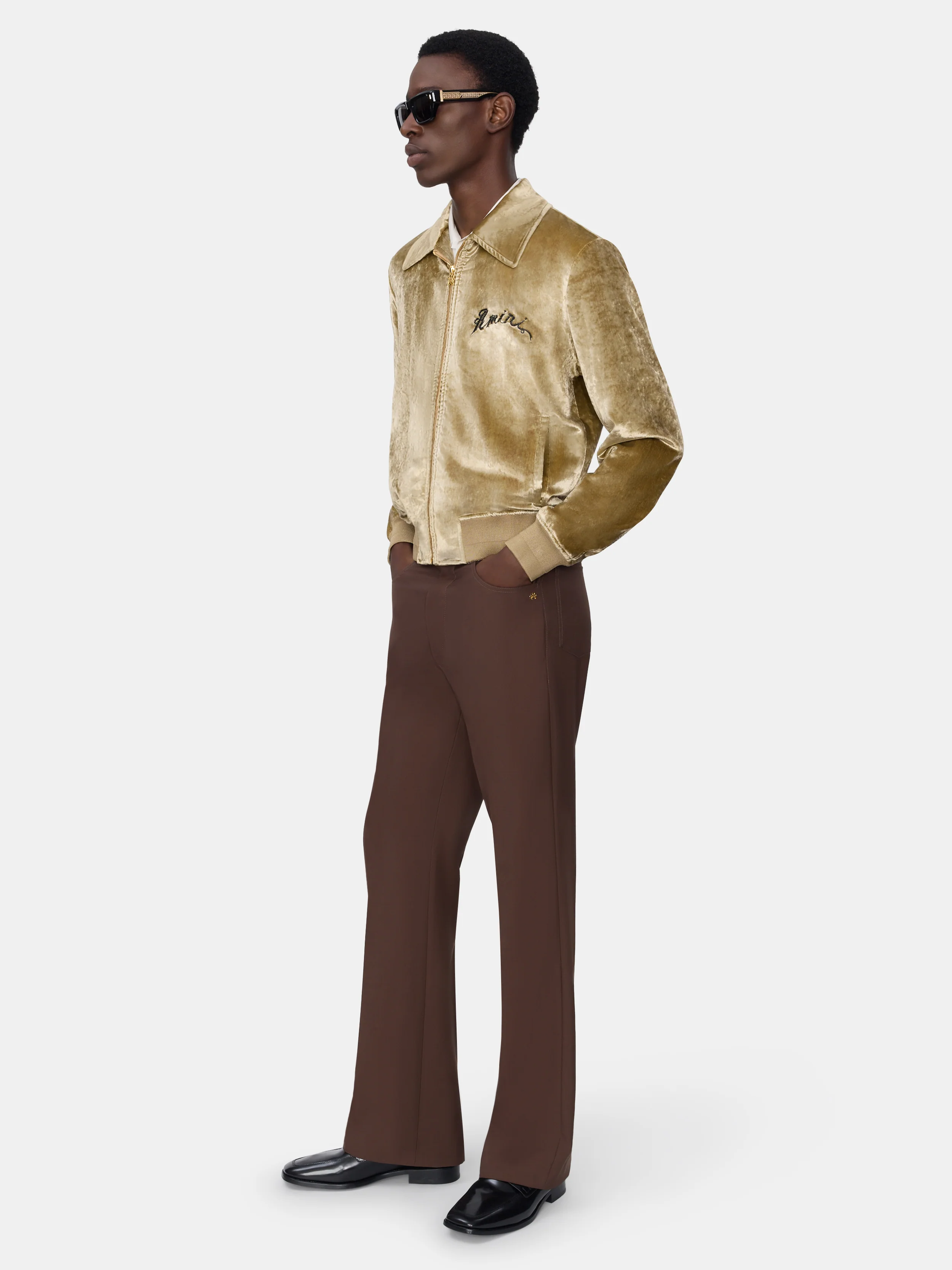 BOOT CUT PANT - DARK BROWN - Image 3