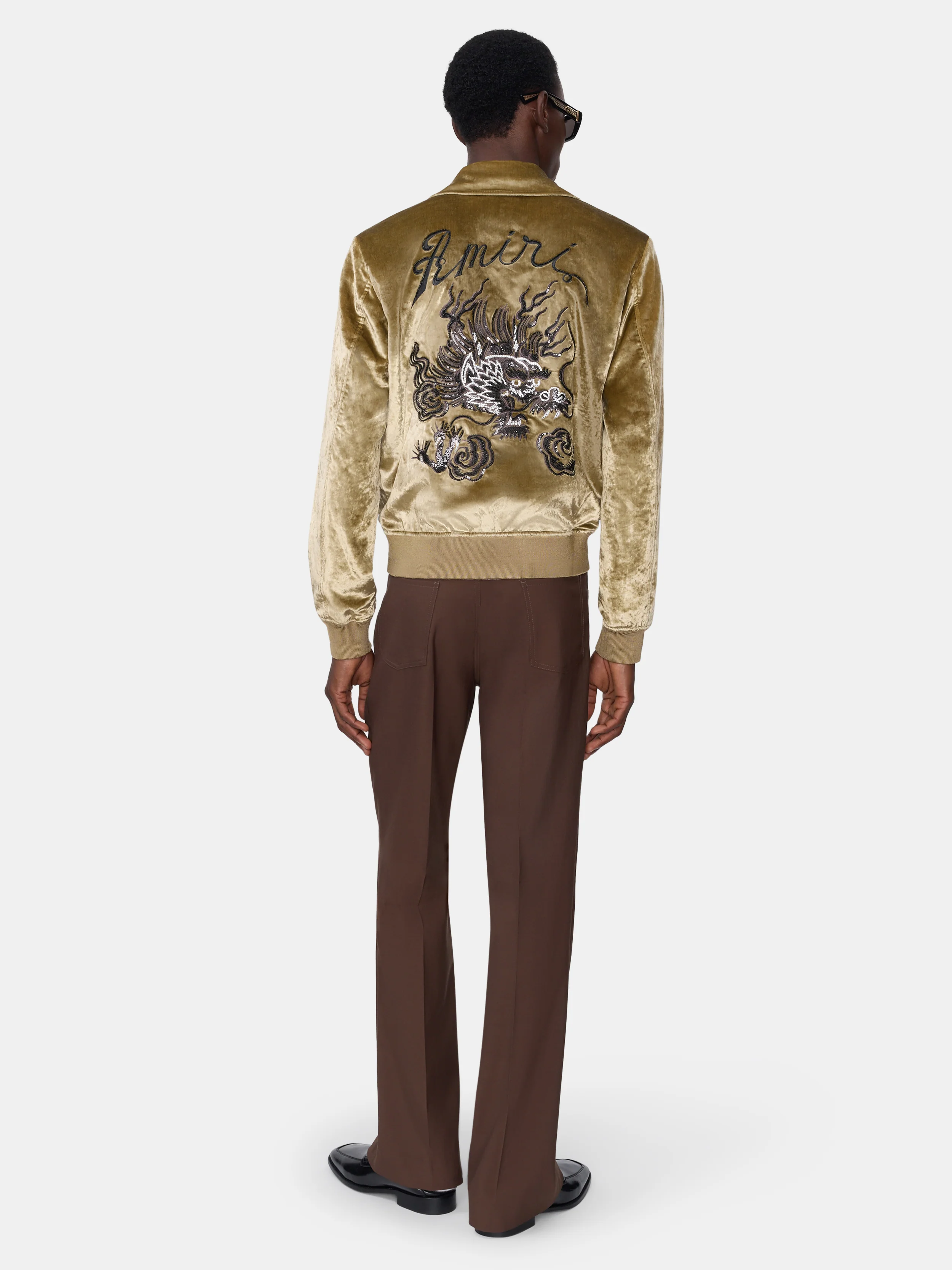 BOOT CUT PANT - DARK BROWN - Image 4