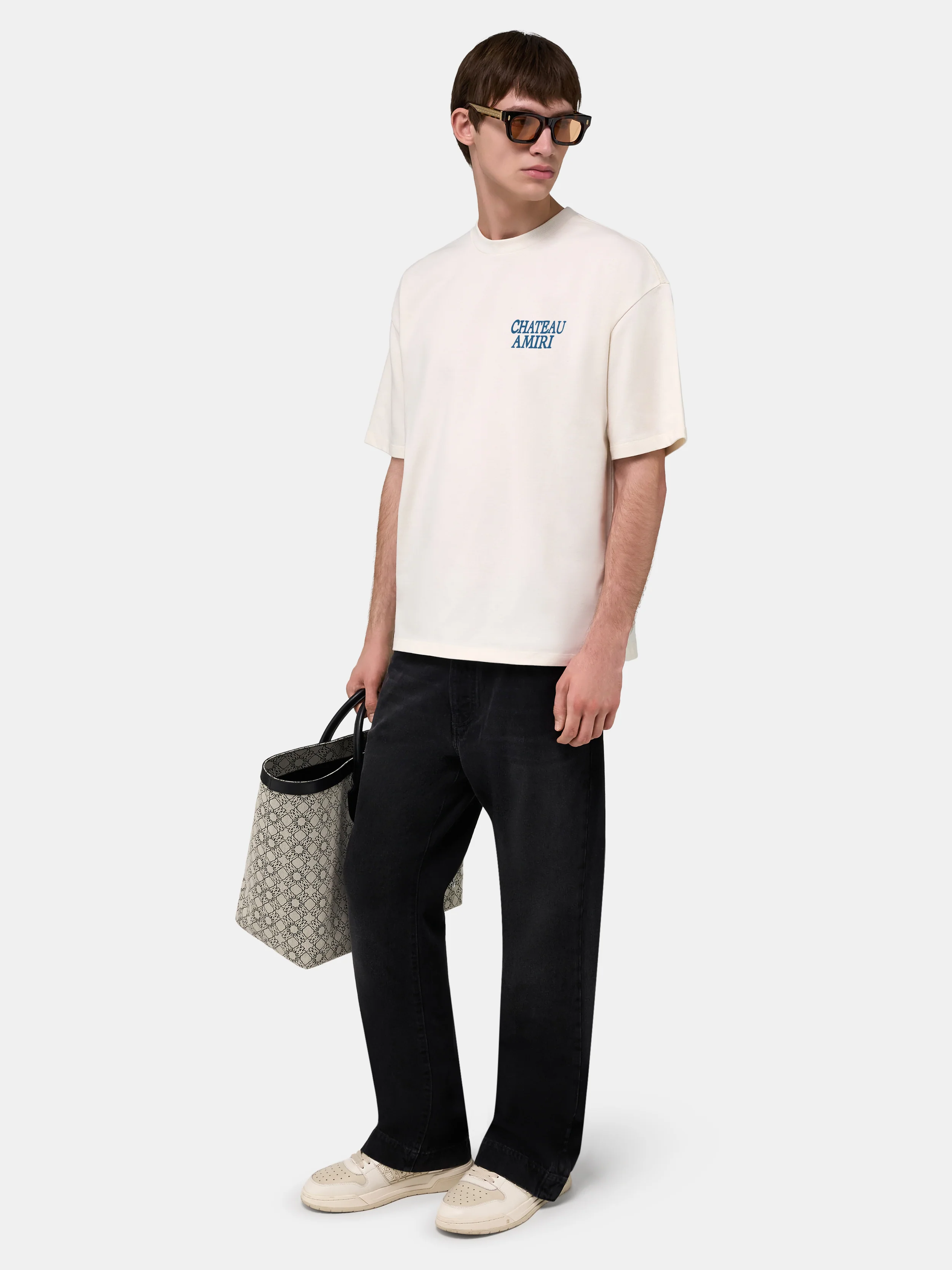 CHATEAU AMIRI OVERSIZED TEE - Ivory - Image 3
