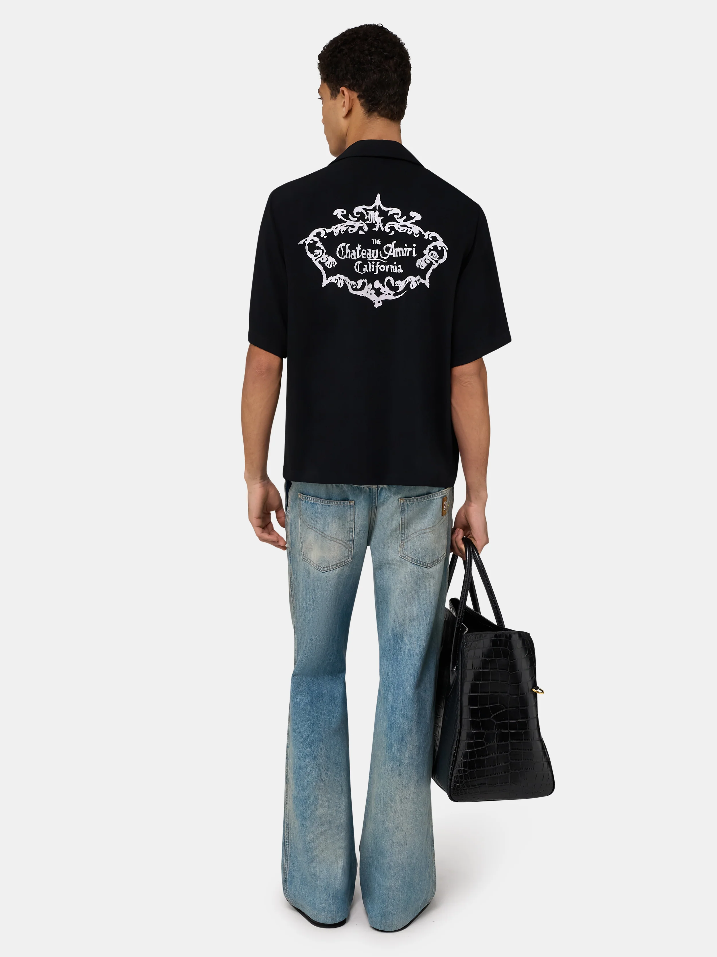 CHATEAU CREST CAMP SHIRT - Black - Image 4