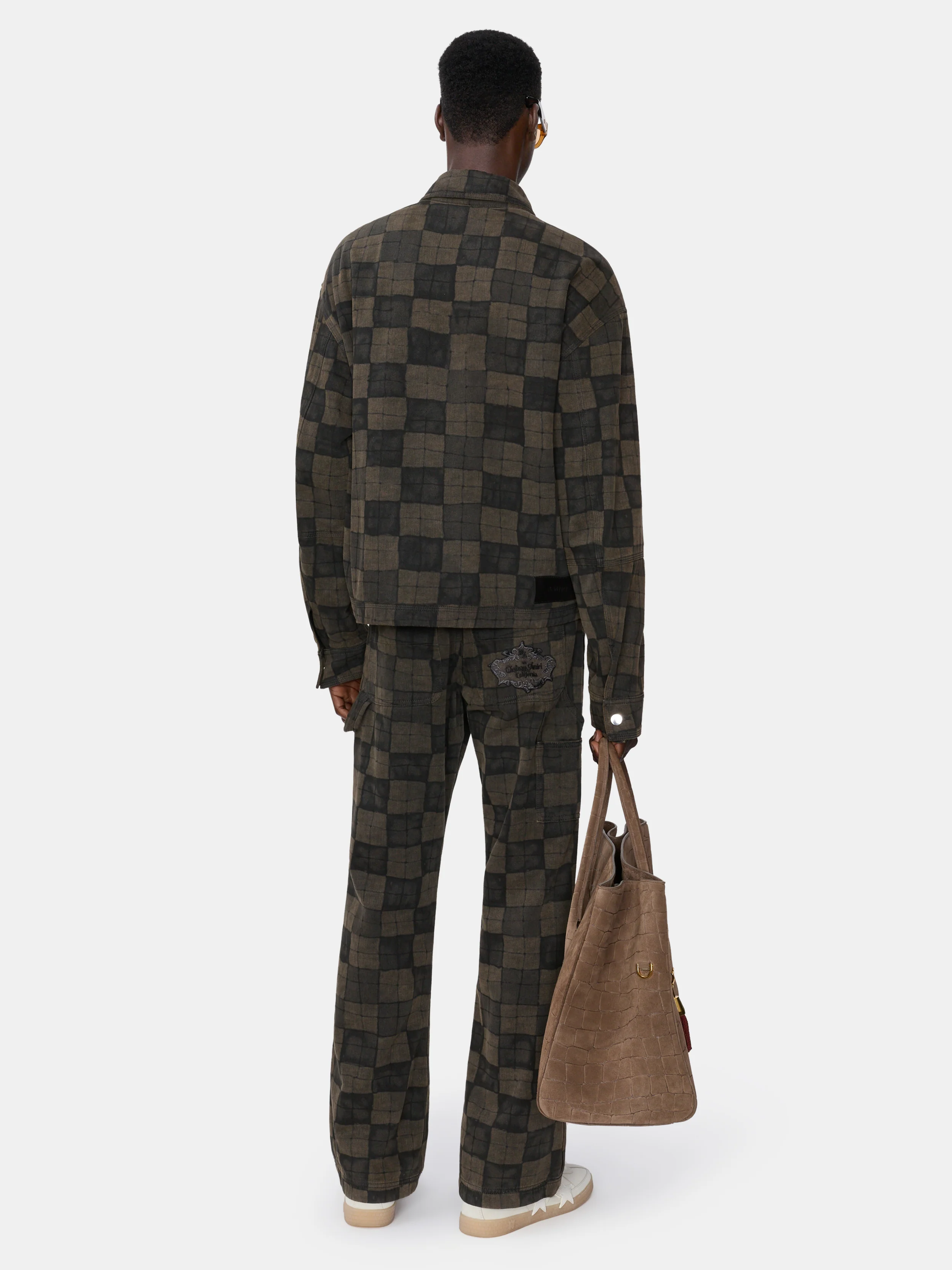 CHATEAU CREST DENIM JACKET - Brown - Image 4