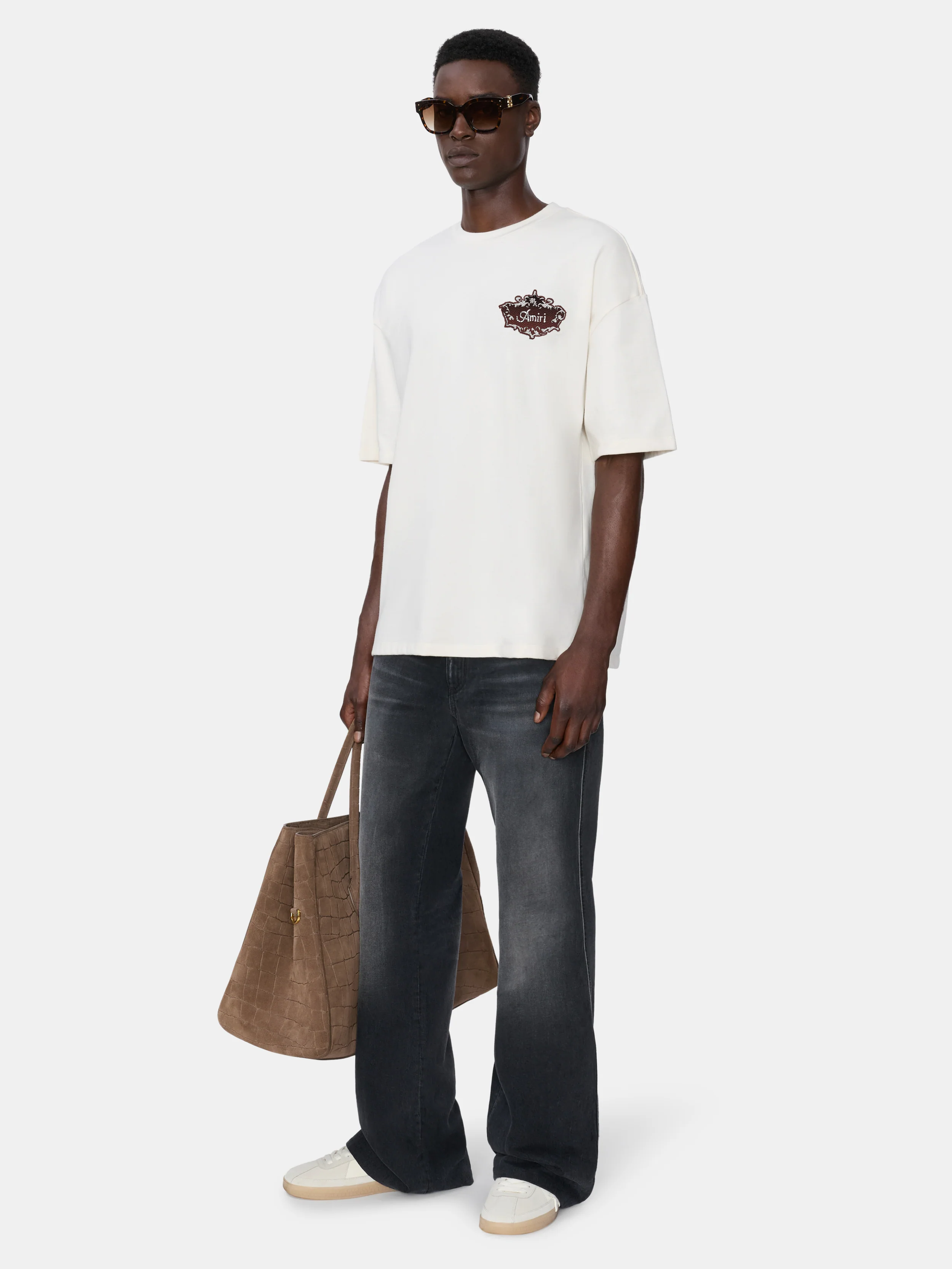 CHATEAU CREST OVERSIZED TEE - Ivory - Image 3