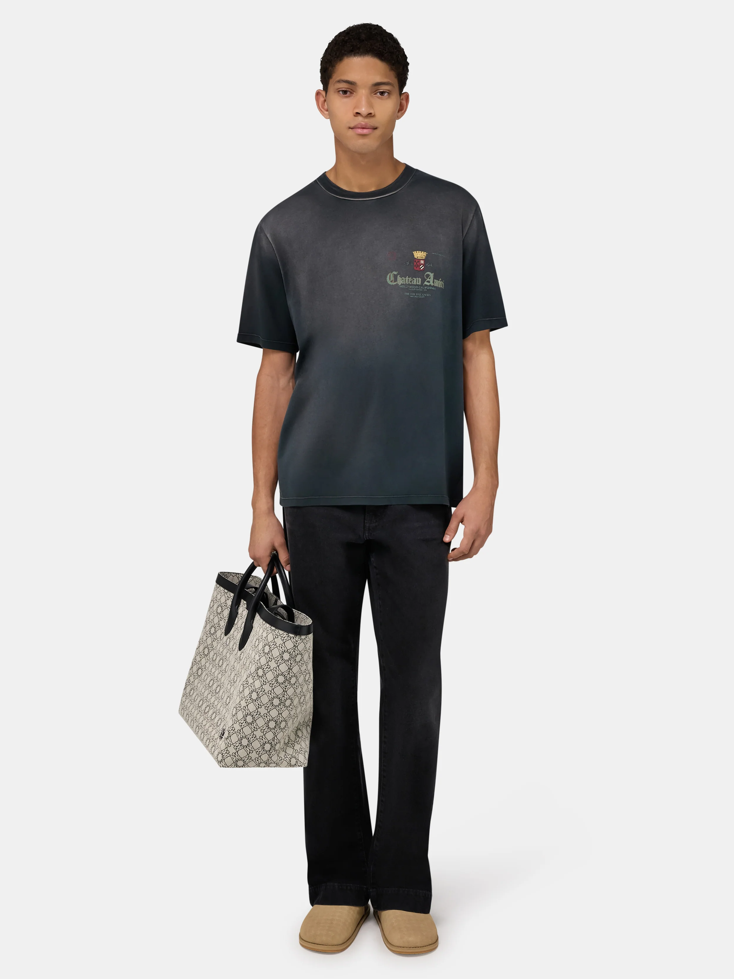 CHATEAU CROWN TEE - Black - Image 2
