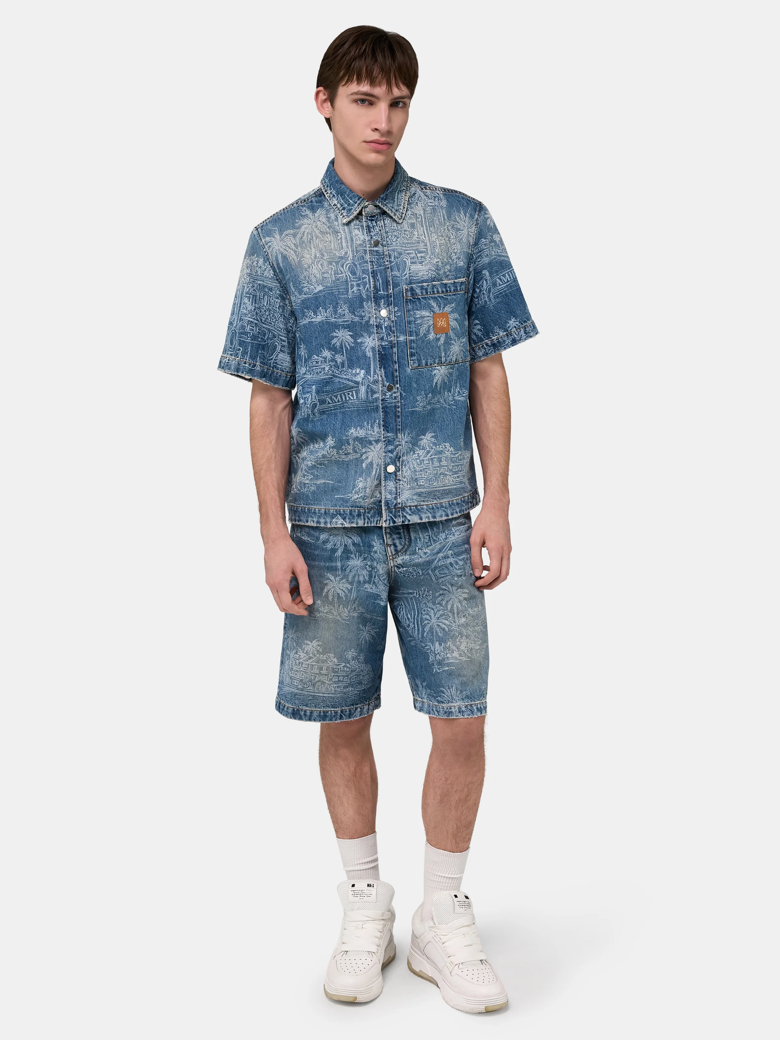 CHATEAU PALMS DENIM SHORT - Harbor Indigo - Image 3