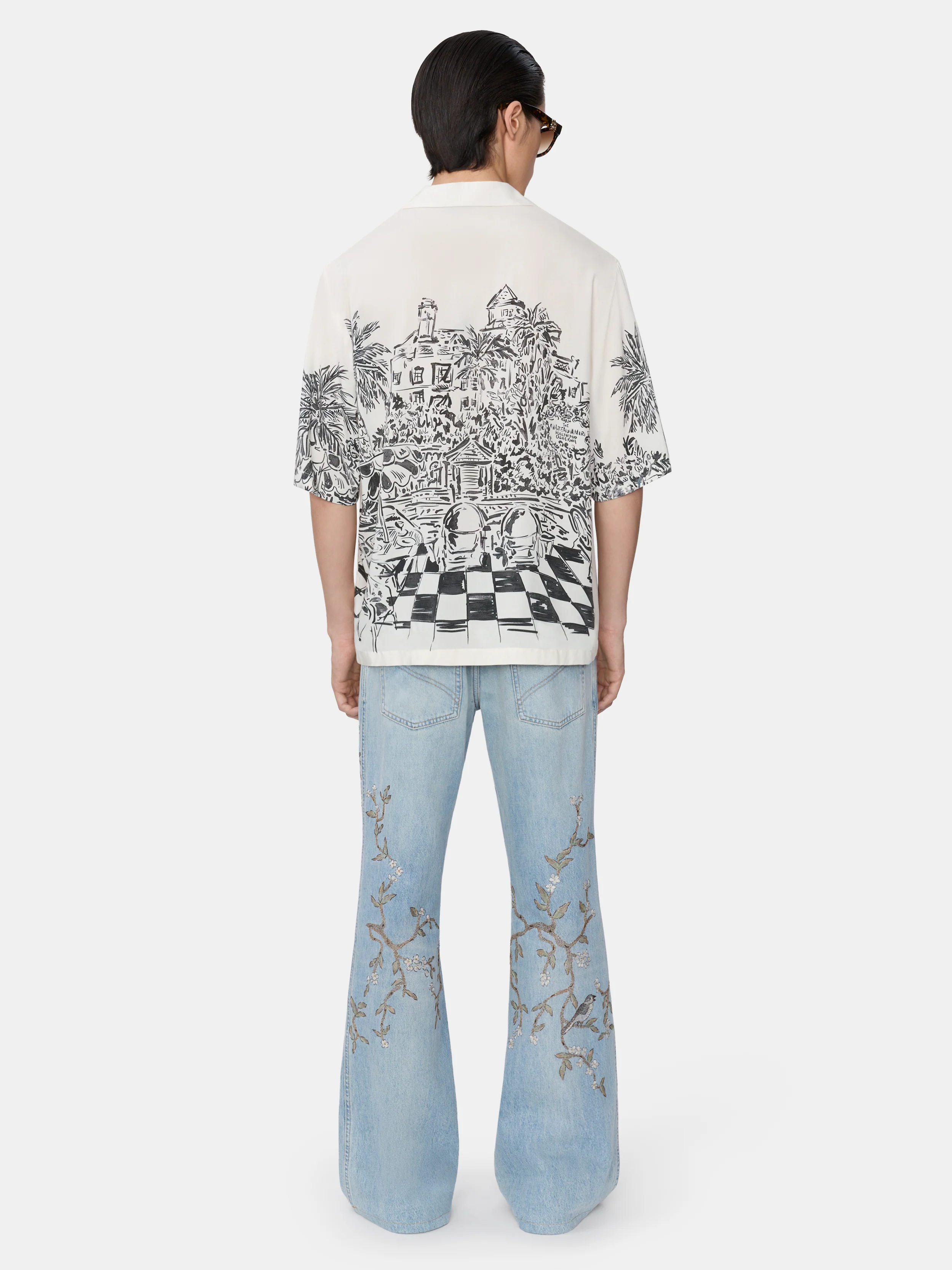 CHATEAU SKETCH CAMP SHIRT - Ivory - Image 3