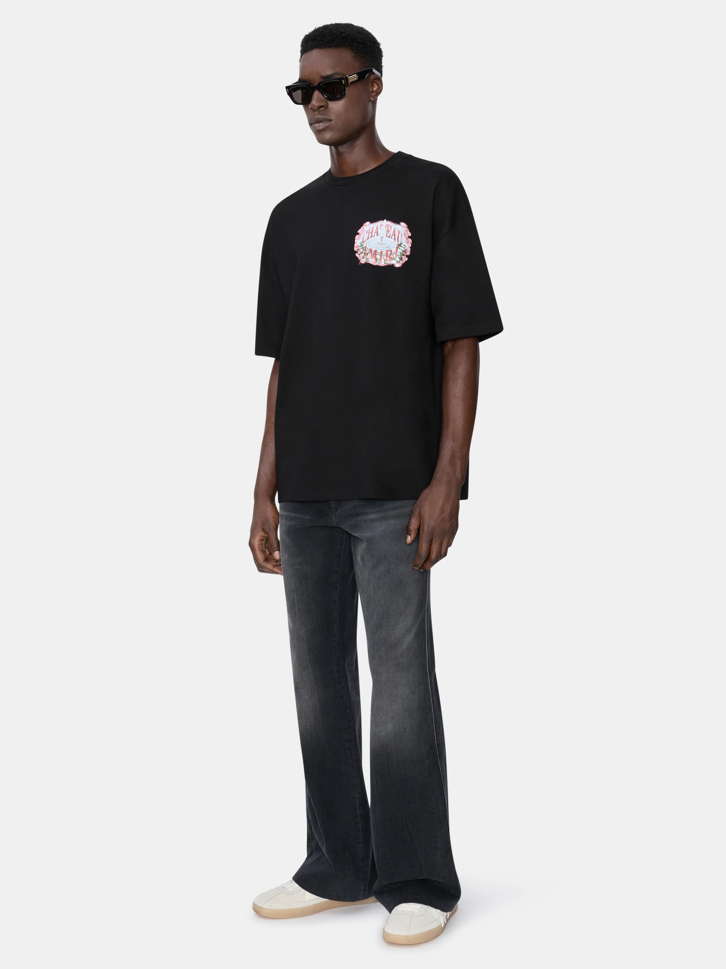 CHATEAU SKETCH OVERSIZED TEE - Black - Image 3