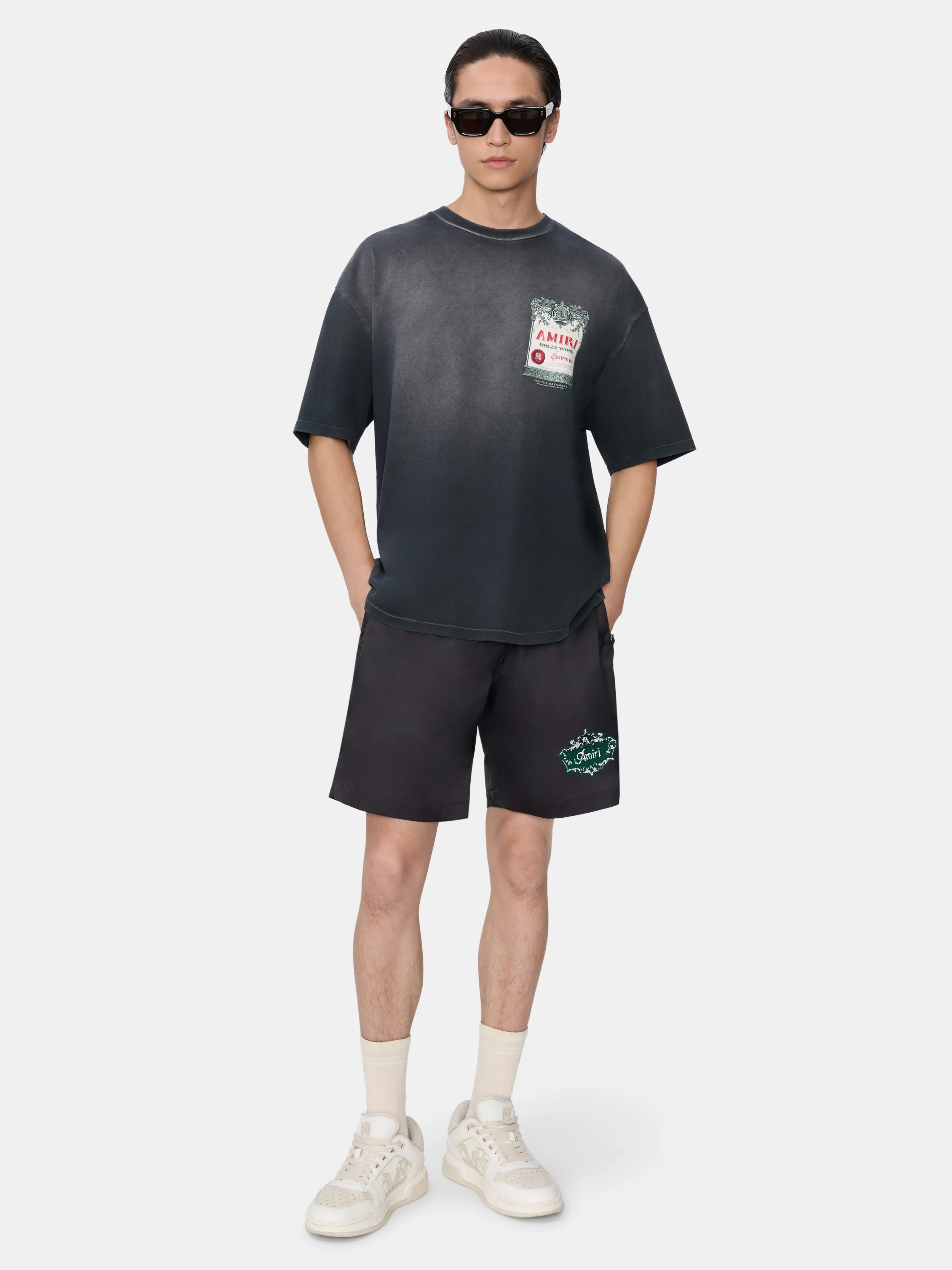 CHATEAU STAMP OVERSIZED TEE - Black - Image 2