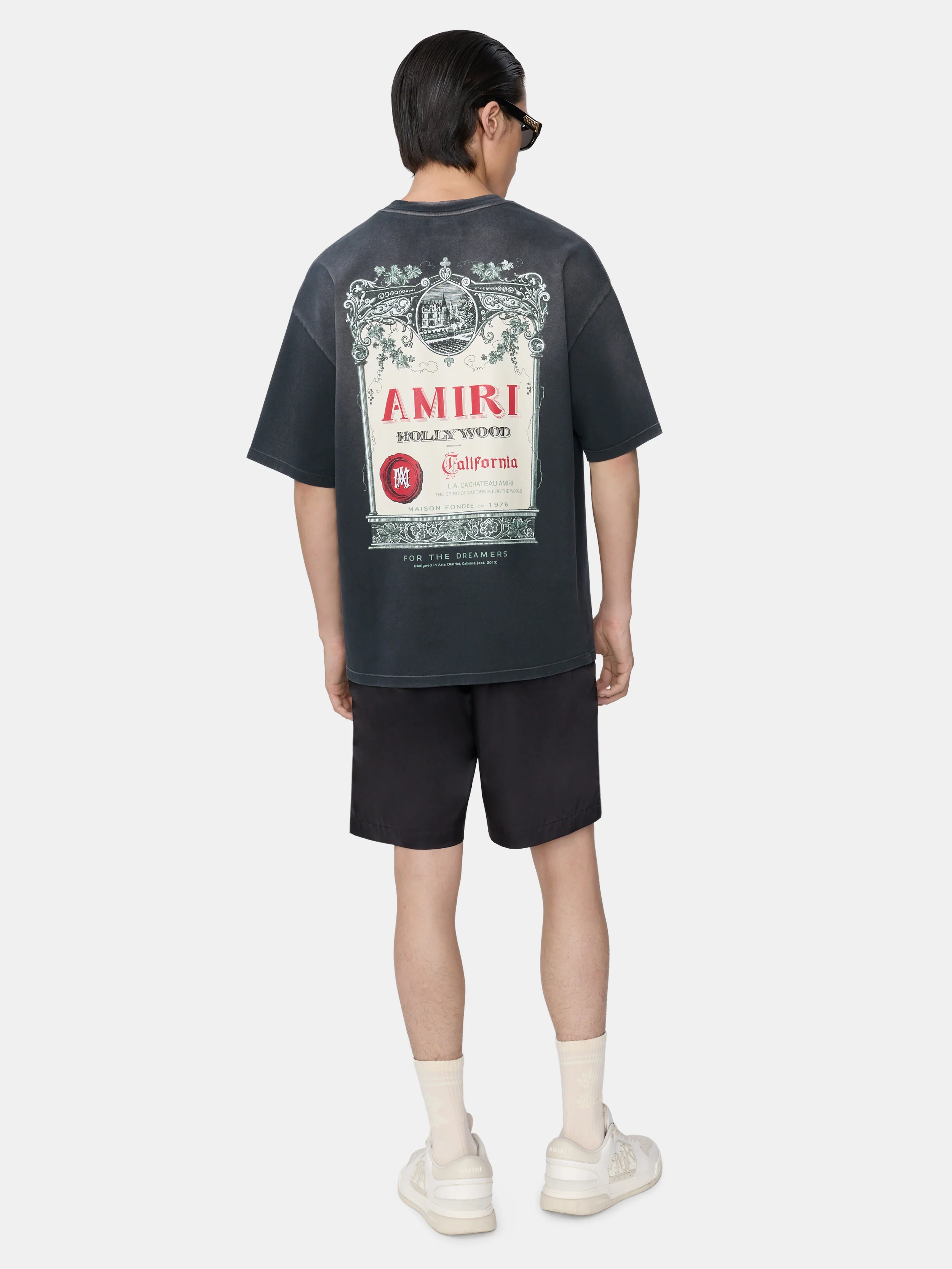 CHATEAU STAMP OVERSIZED TEE - Black - Image 4