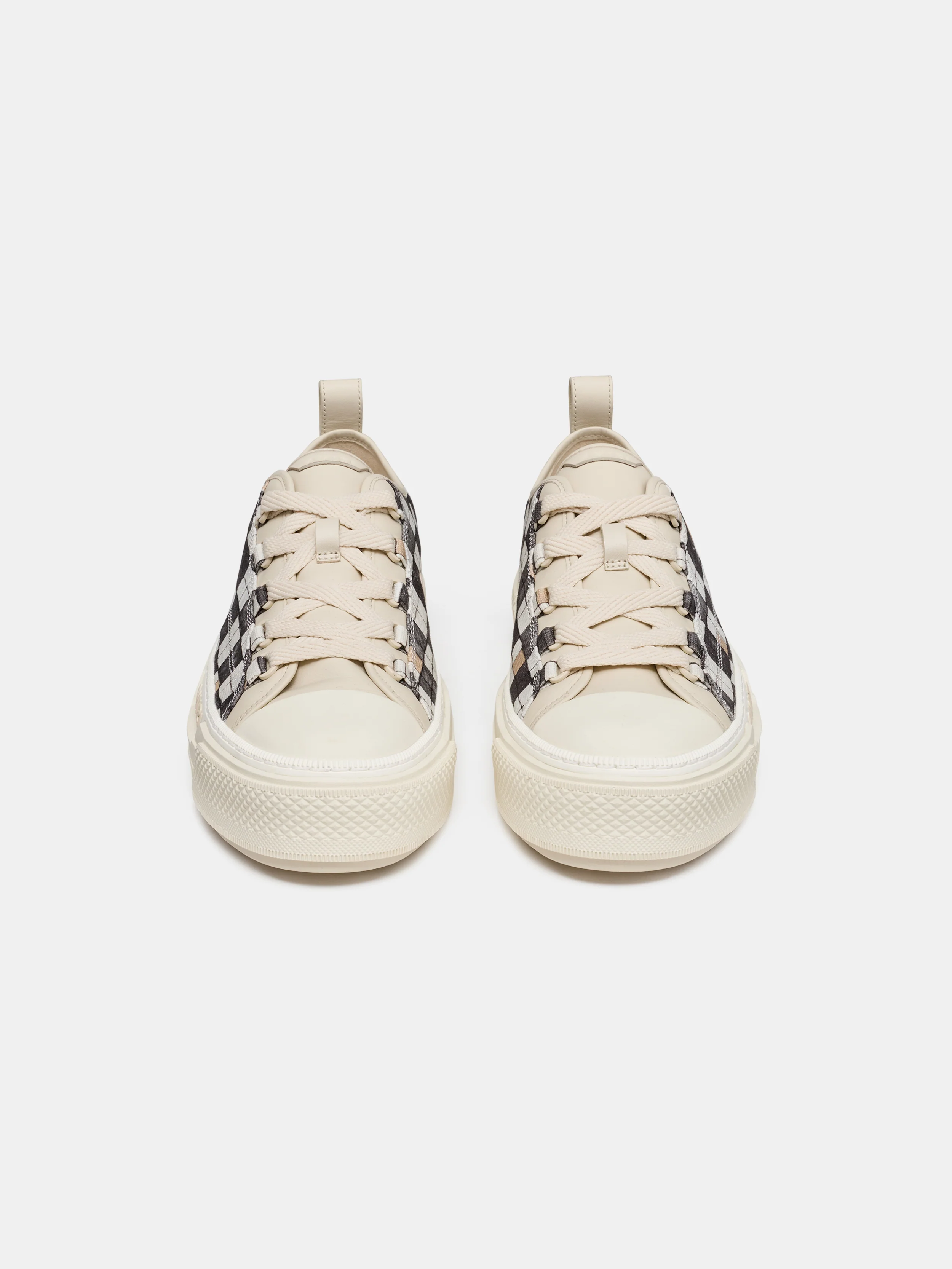 CHECKERED COURT LOW - Black - Image 3
