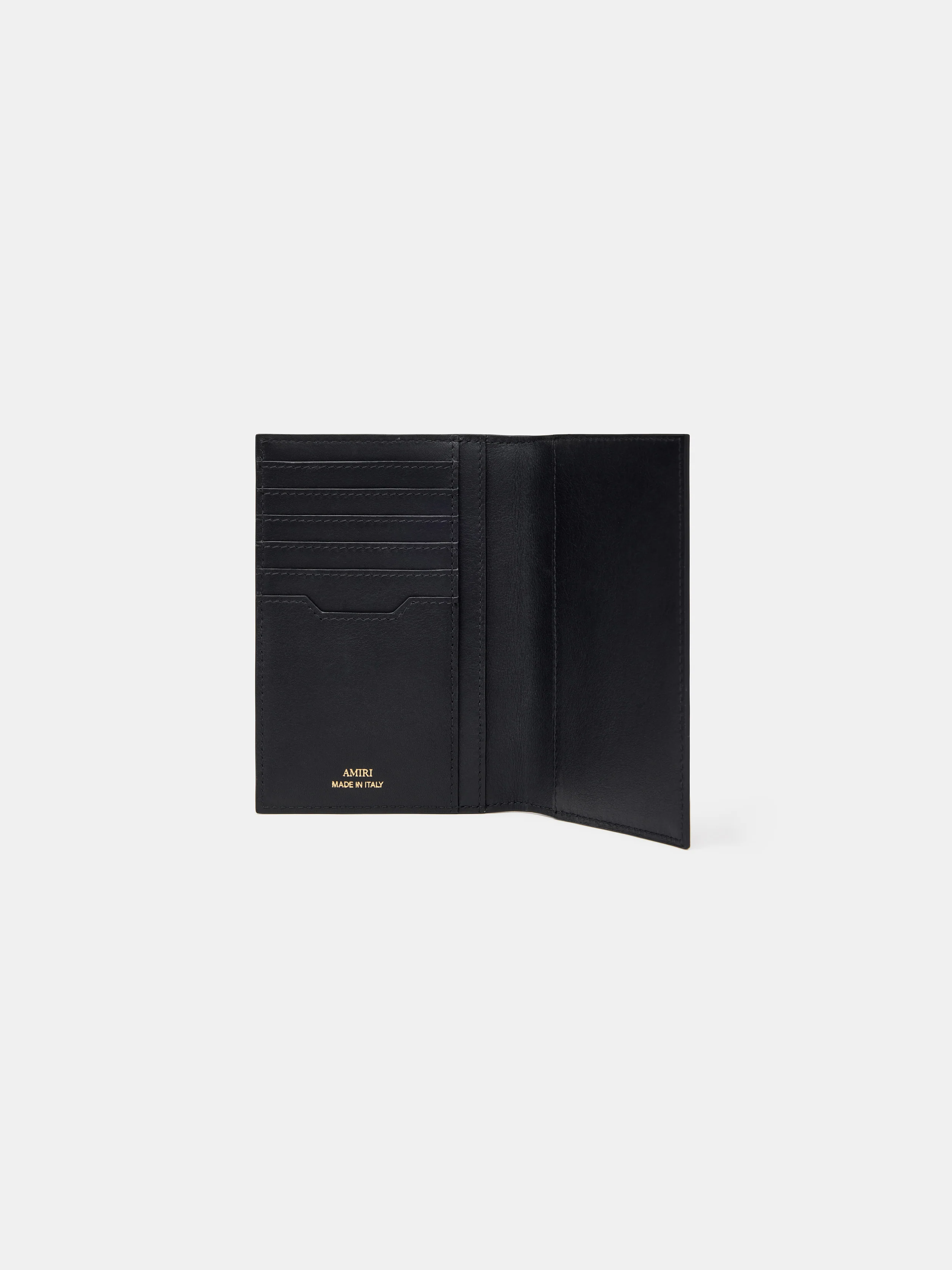 CROC EMBOSSED PASSPORT HOLDER - BLACK - Image 4
