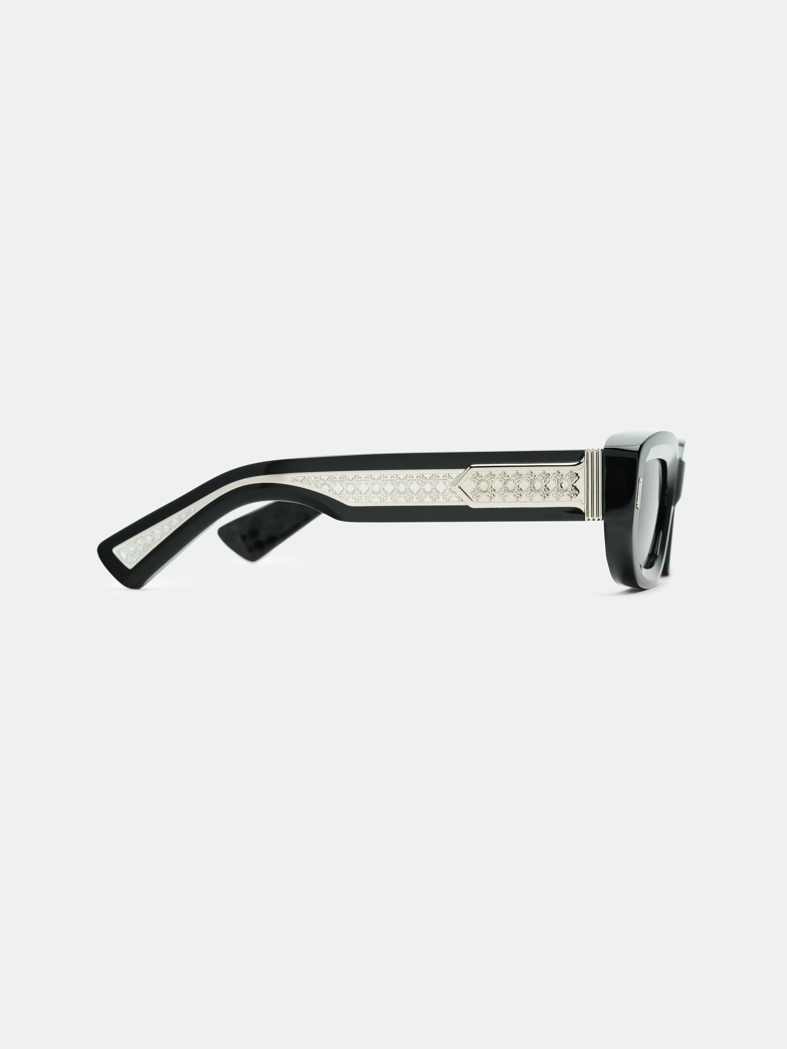 FAIRFAX EXPOSED EXTERNAL SUNGLASSES - Black Silver - Image 3