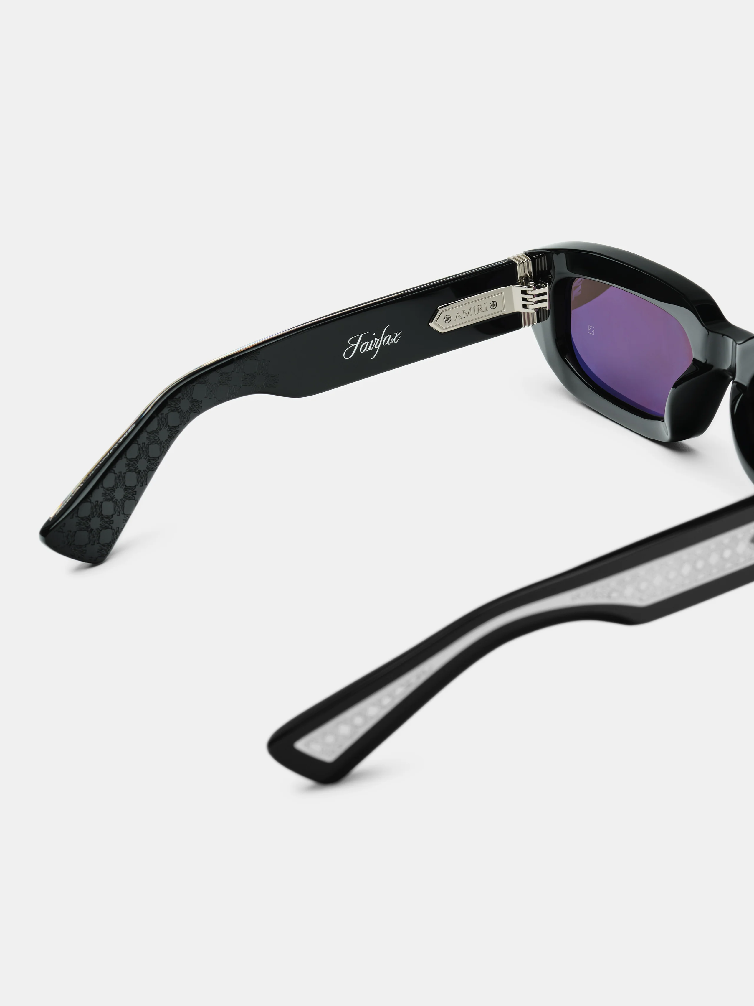 FAIRFAX EXPOSED EXTERNAL SUNGLASSES - Black Silver - Image 4