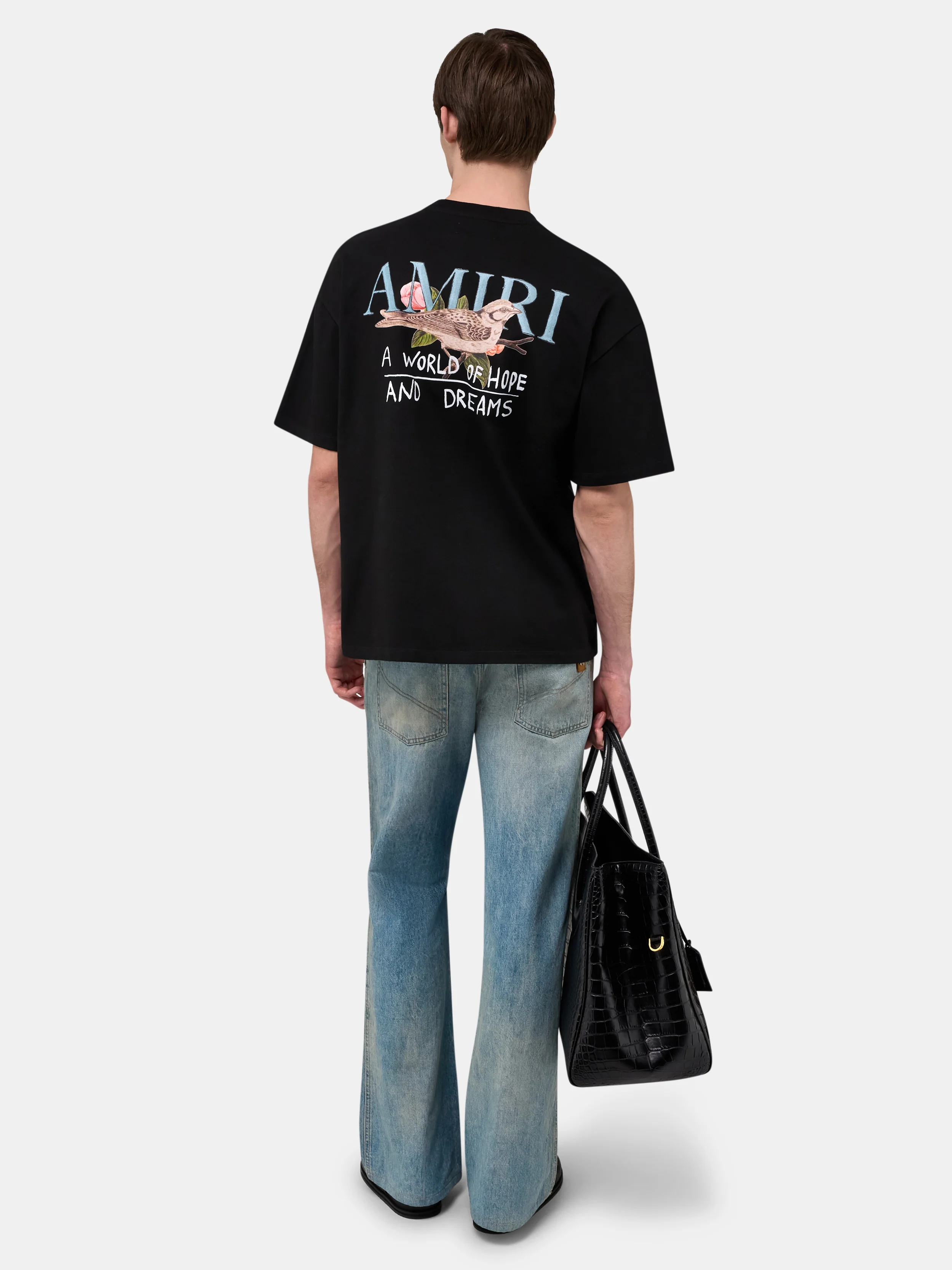 HOPE AND DREAMS OVERSIZED TEE - Black - Image 4