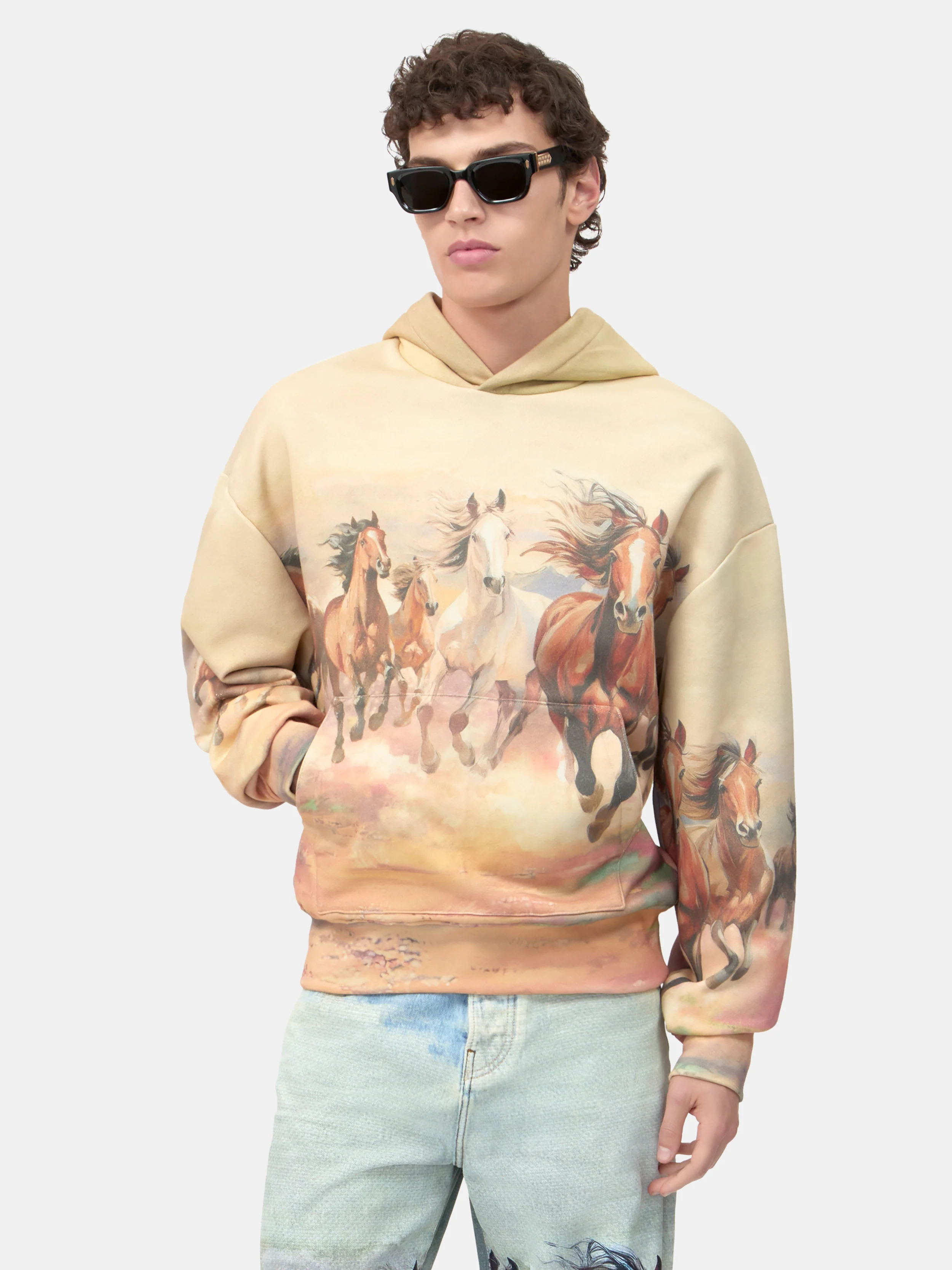 HORSES BAGGY JEAN - Cloud Blue - Image 3