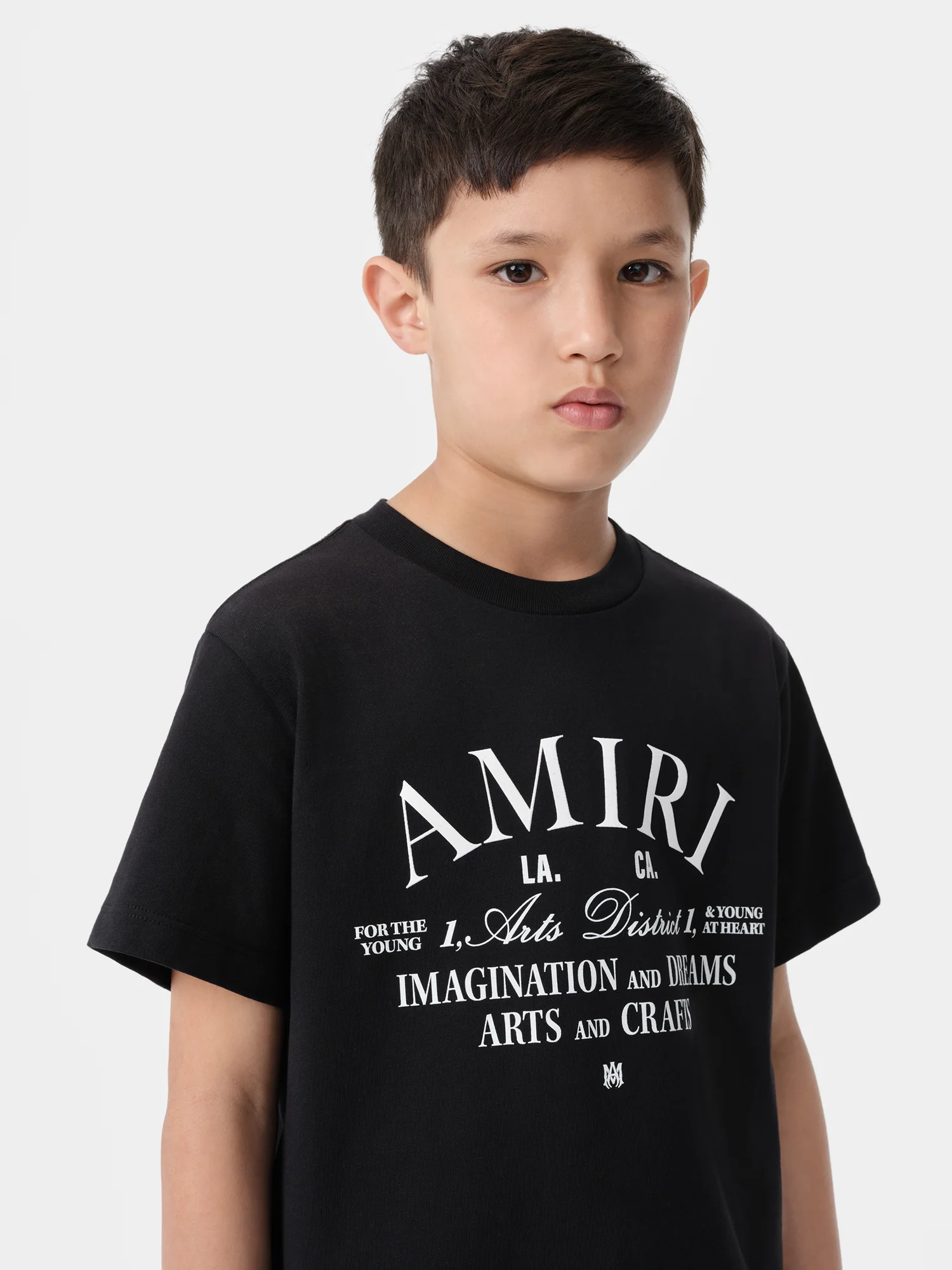 KIDS - KIDS' AMIRI ARTS DISTRICT TEE - Black - Image 5