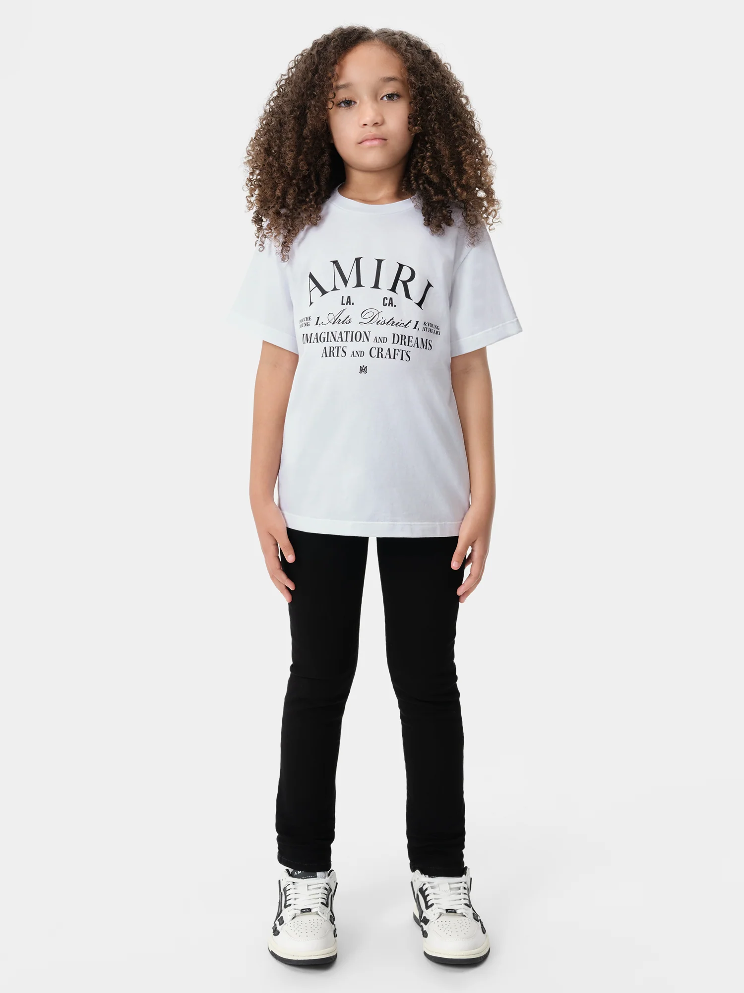 KIDS - KIDS' AMIRI ARTS DISTRICT TEE - White - Image 2