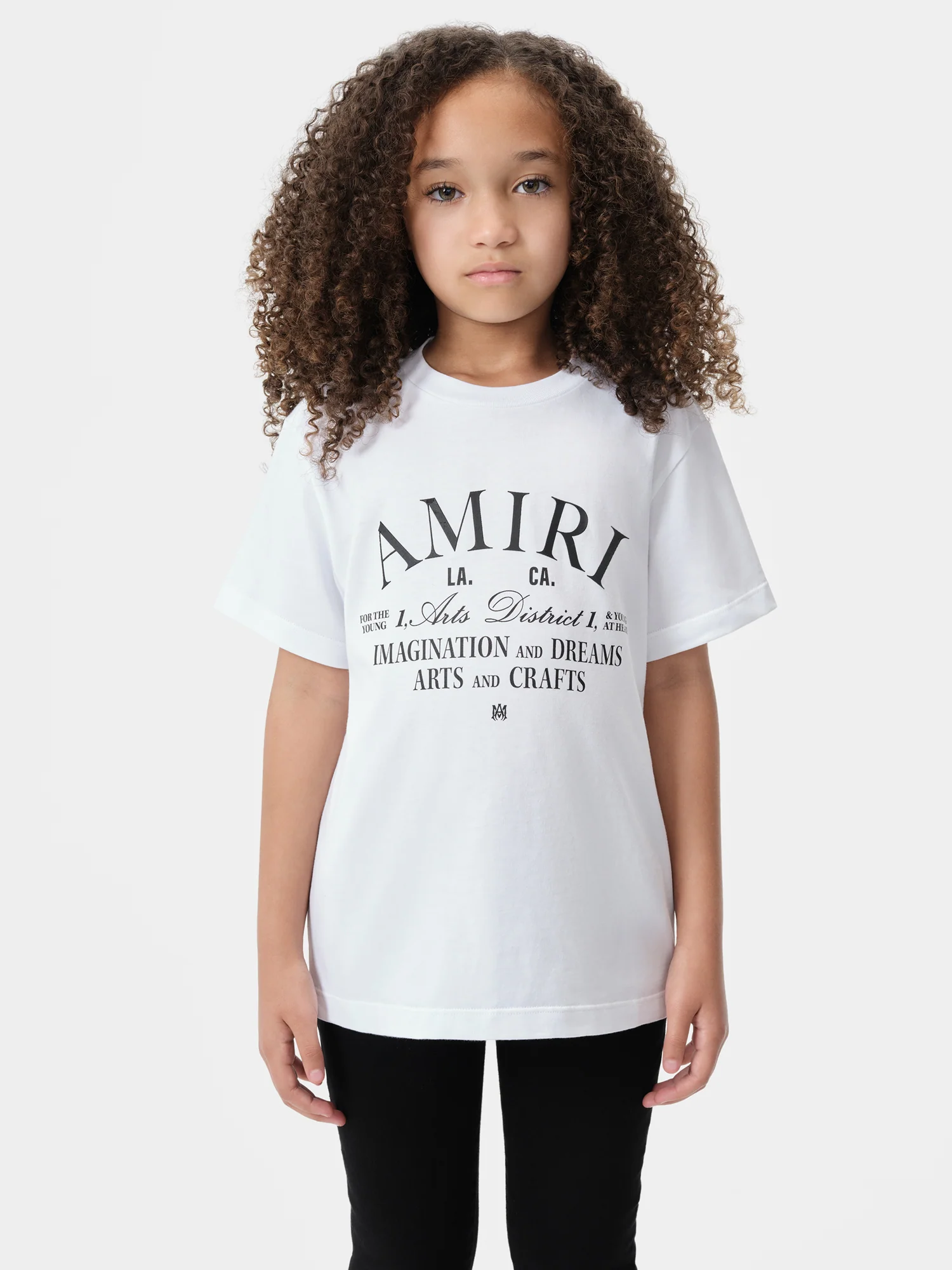 KIDS - KIDS' AMIRI ARTS DISTRICT TEE - White - Image 3